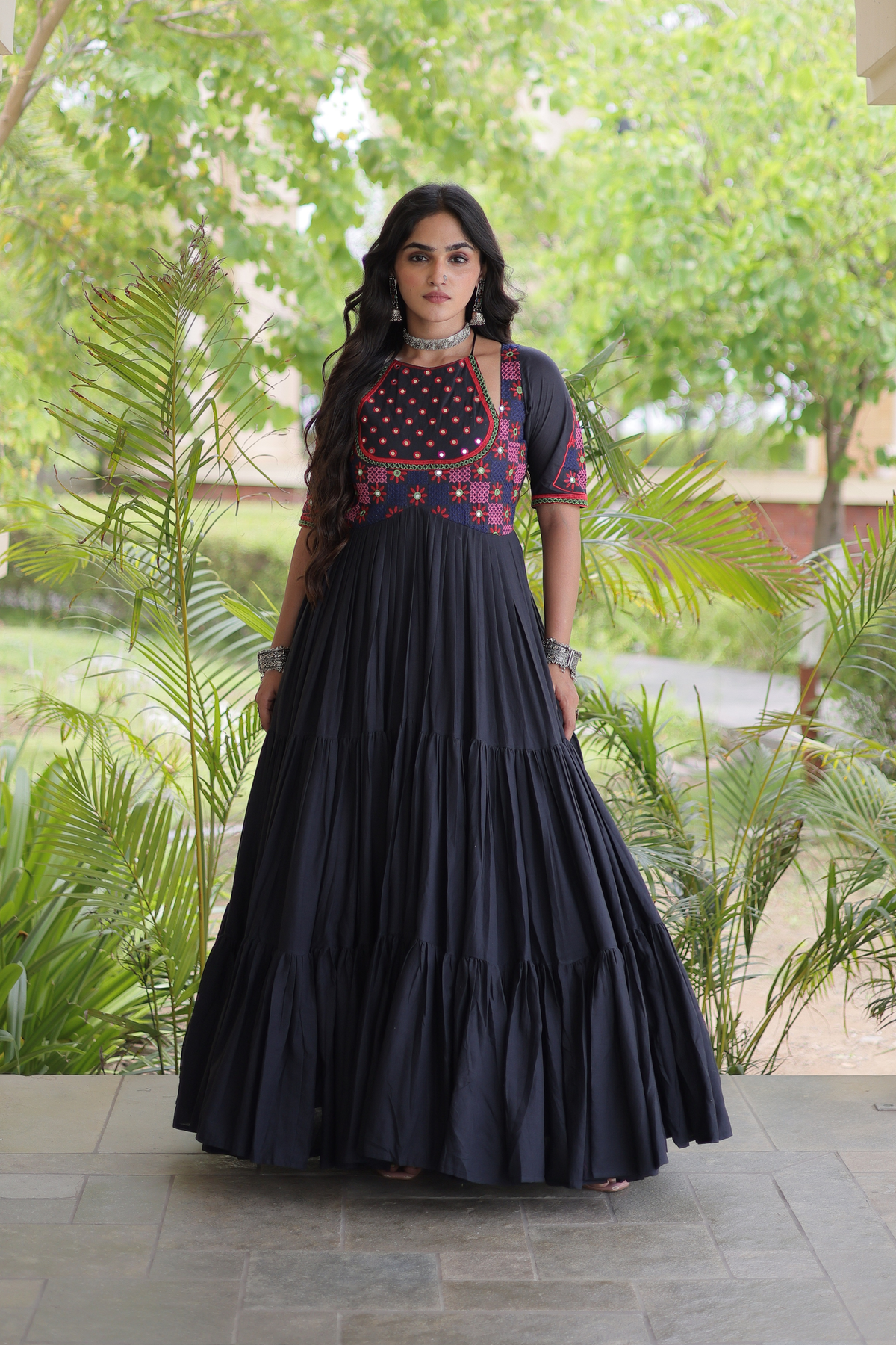 Designer Embroidered Anarkali Gown for Women | Ethnic Festive Wear Dress