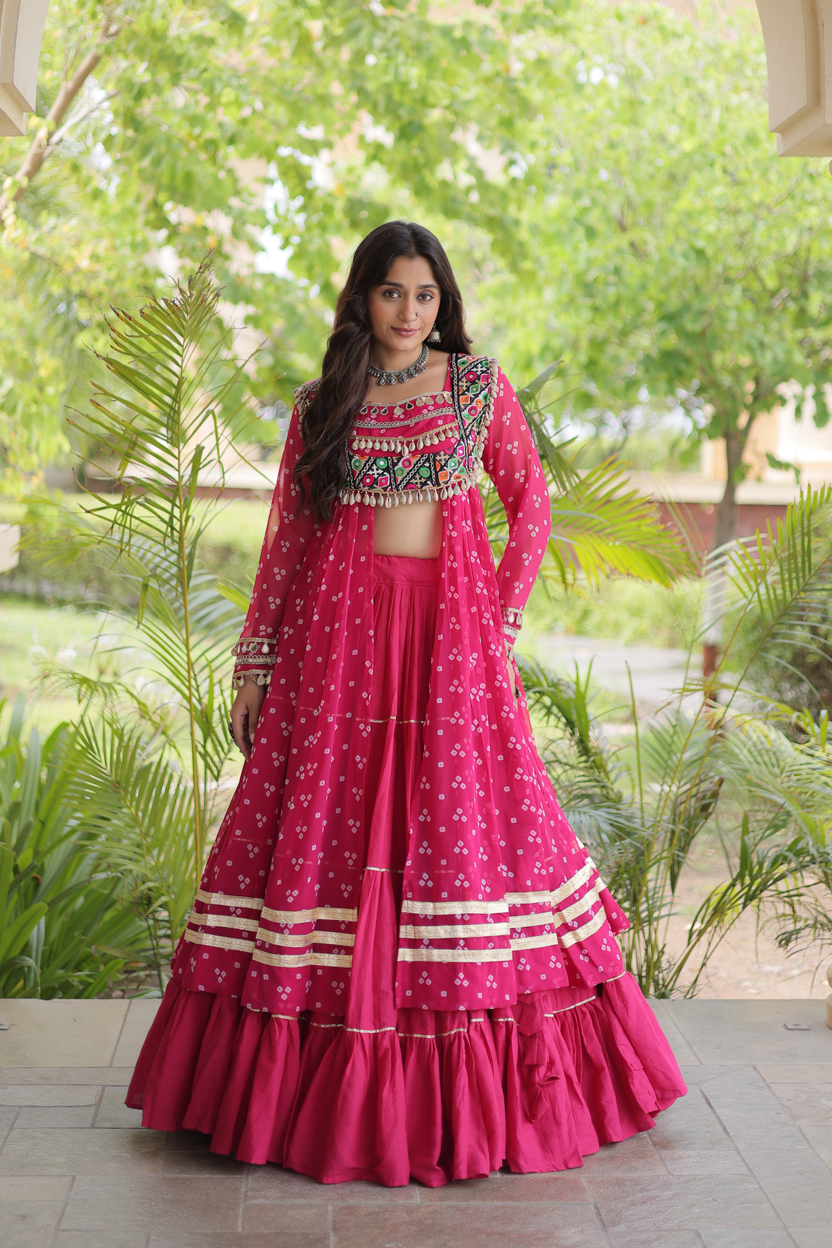 Designer Bandhani Lehenga Choli for Women | Festive & Wedding Wear