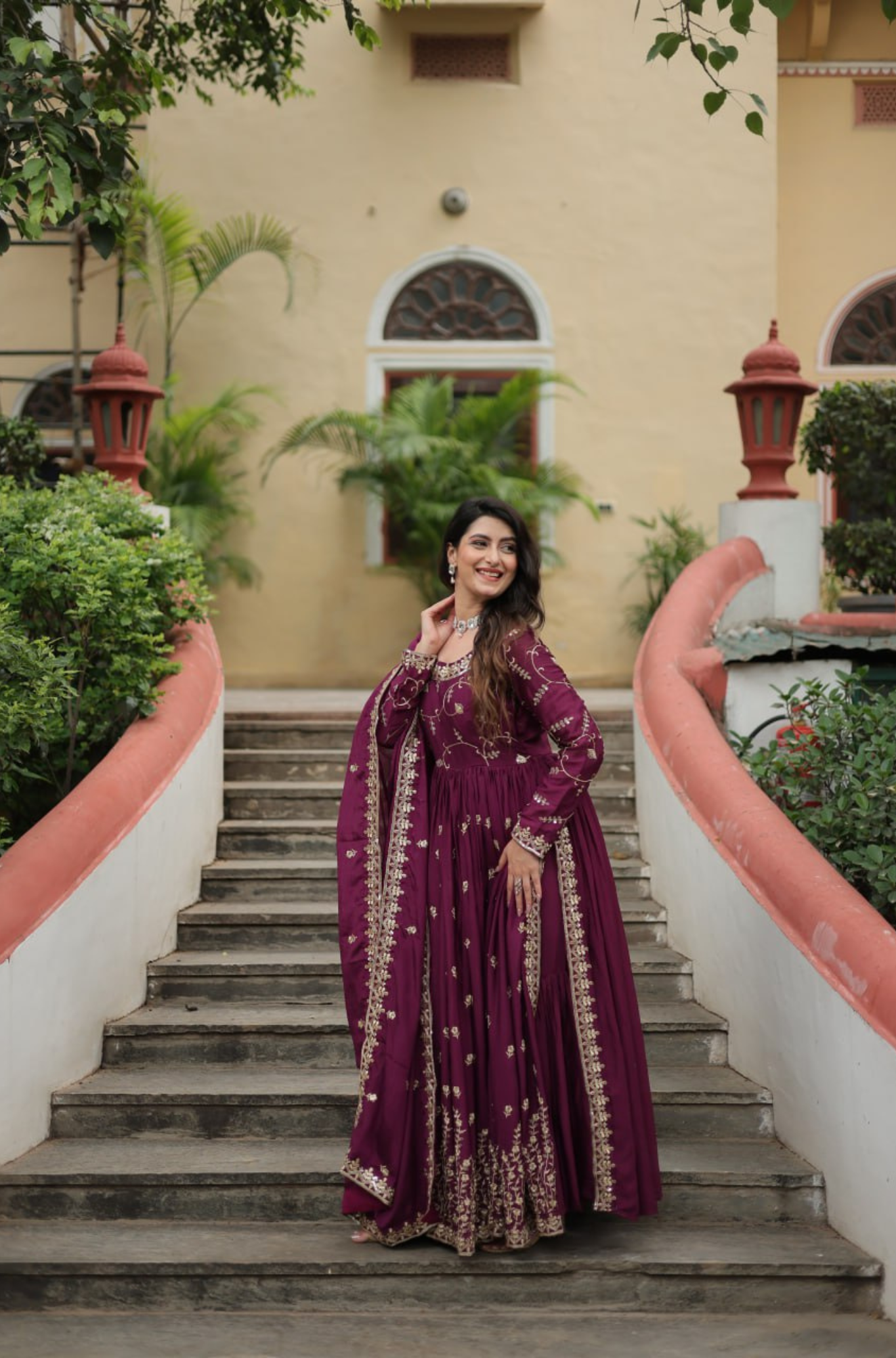 Designer Embroidered Sharara Set with Dupatta for Women