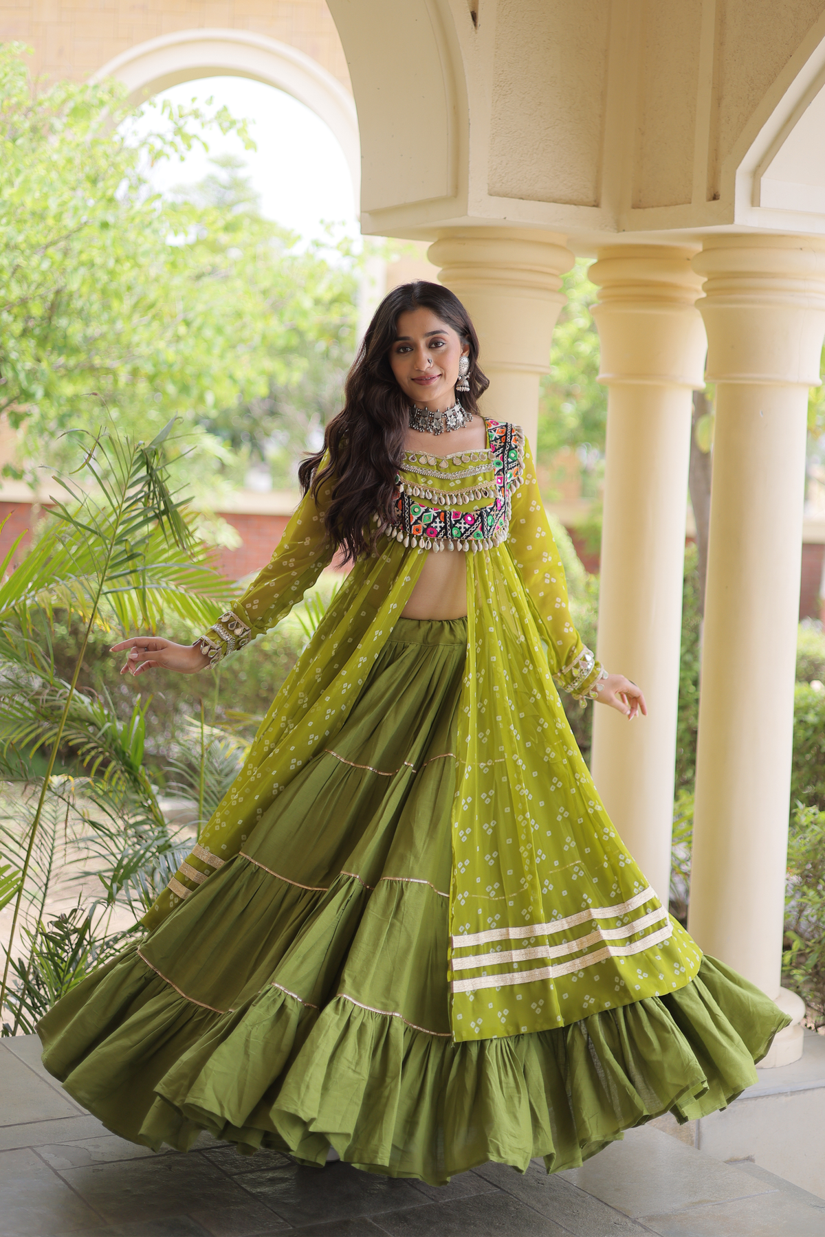 Designer Bandhani Lehenga Choli for Women | Festive & Wedding Wear