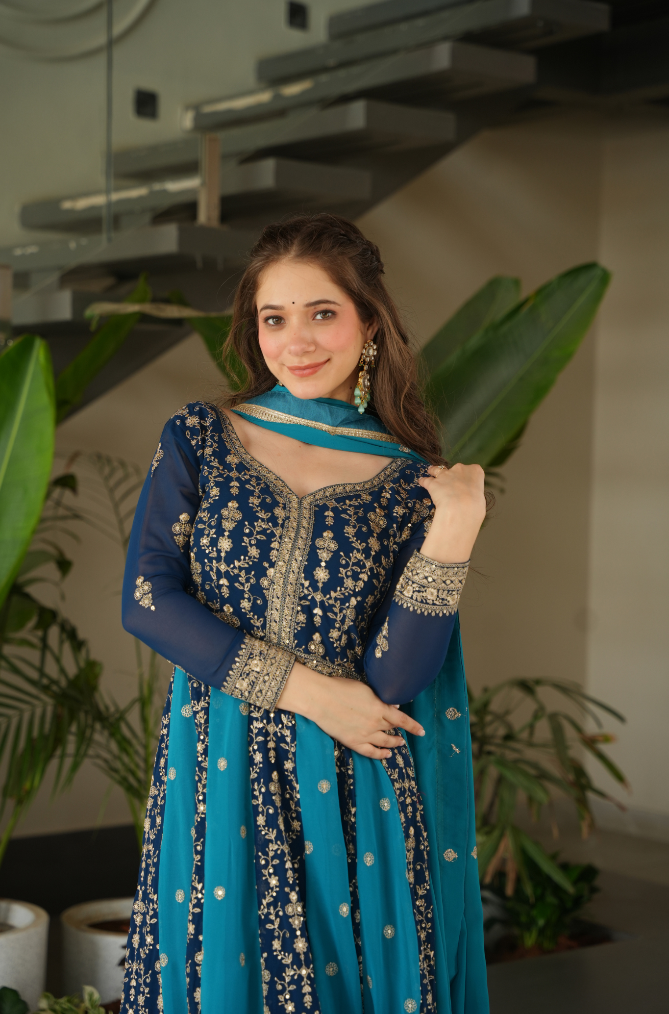 Royal Embroidered Lehenga Choli Set with Dupatta for Women