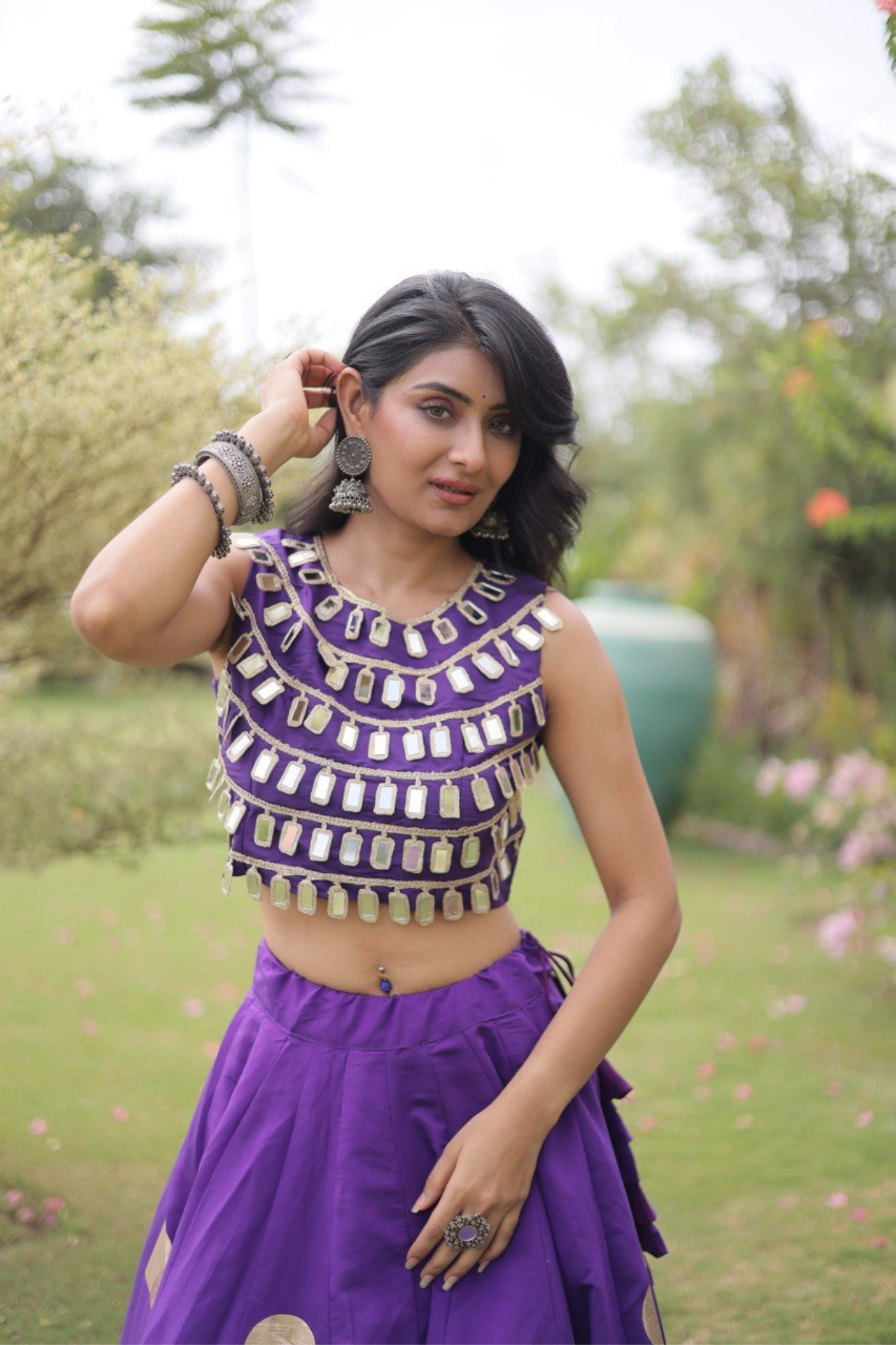 Premium Mirror Work Lehenga Choli for Women | Designer Party & Festive Wear