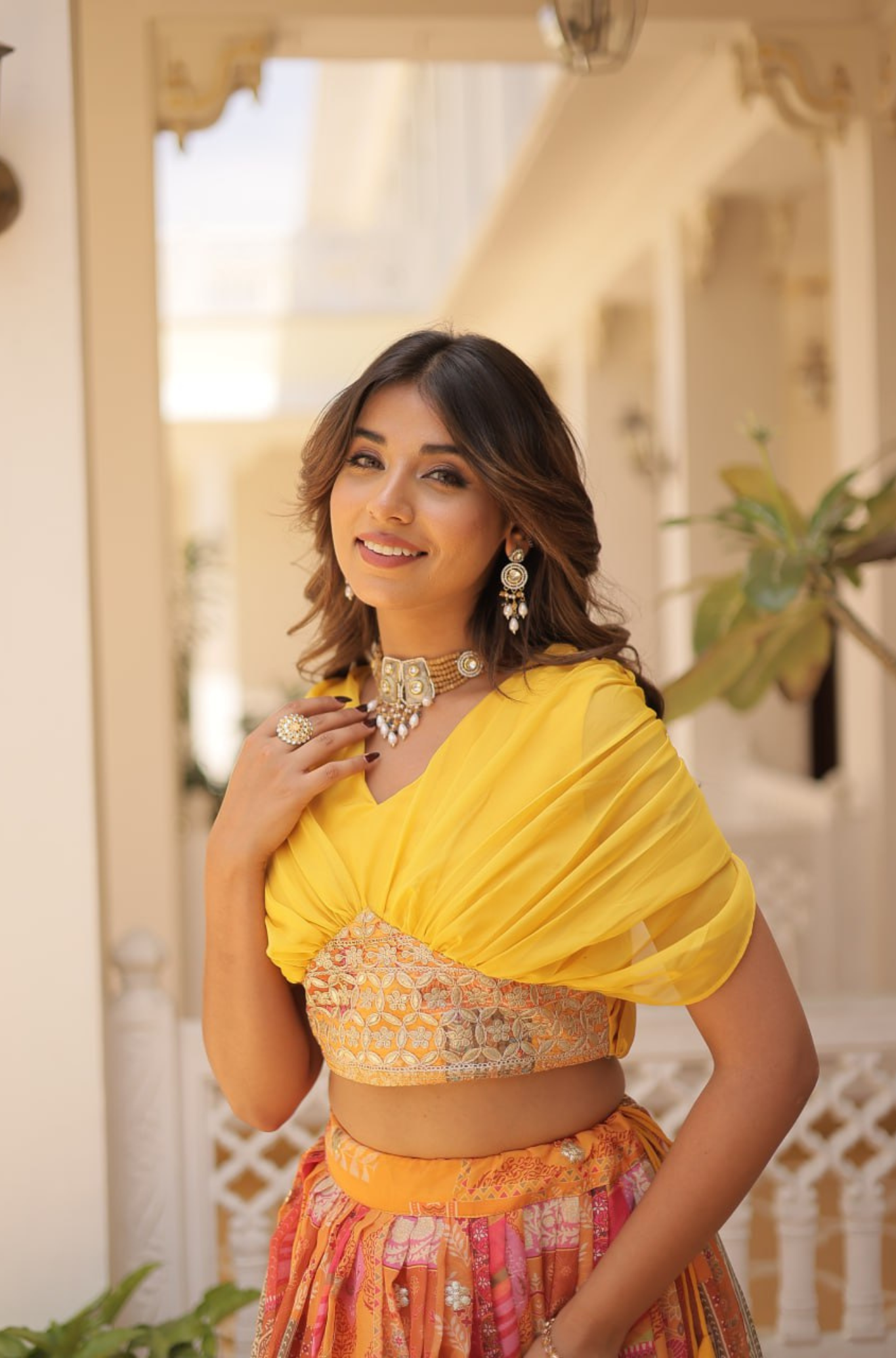 Designer Printed Lehenga Choli for Women with Dupatta