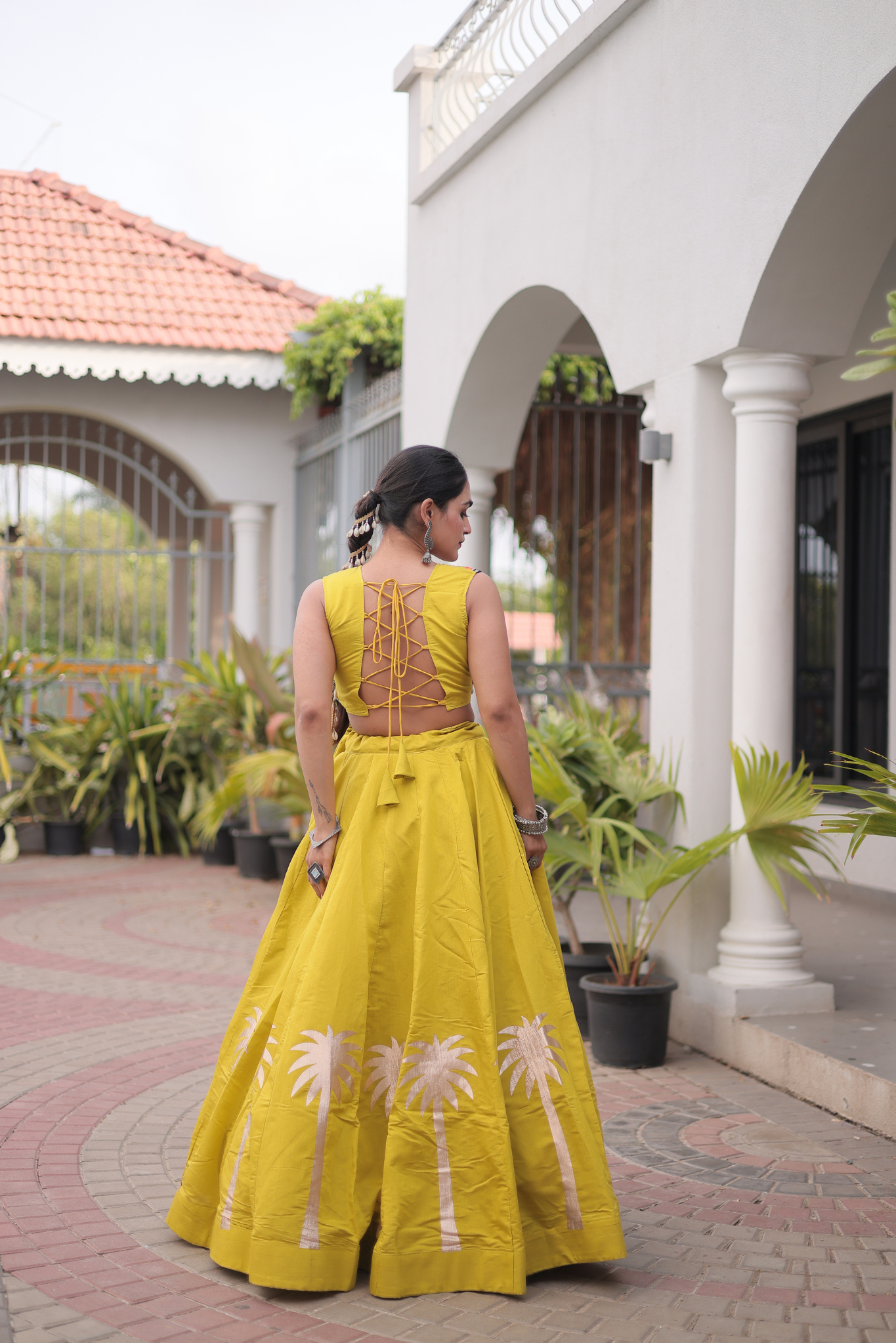Women's Black Embroidered Lehenga Set with Mirror Work Crop Top | Navratri & Festive Wear