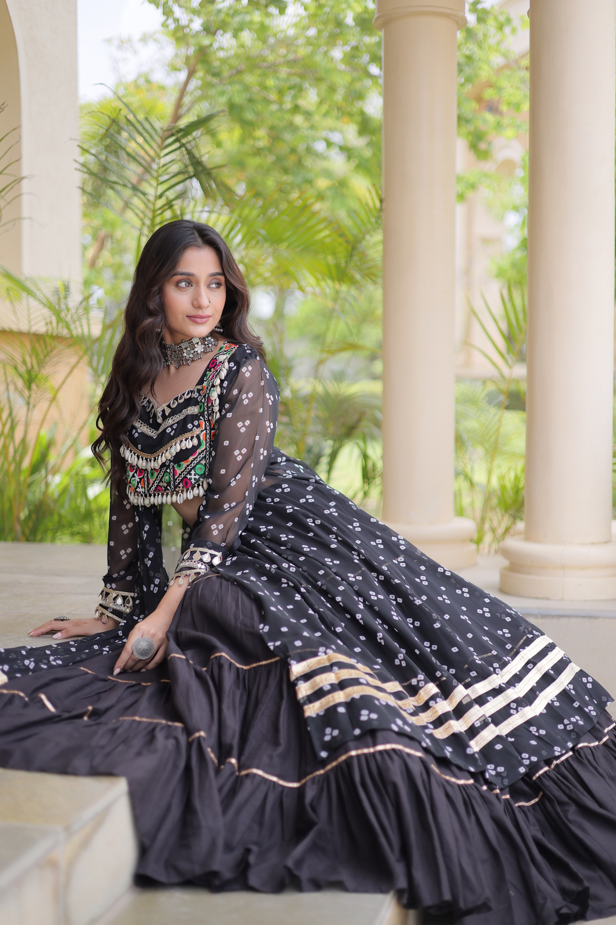 Designer Bandhani Lehenga Choli for Women | Festive & Wedding Wear