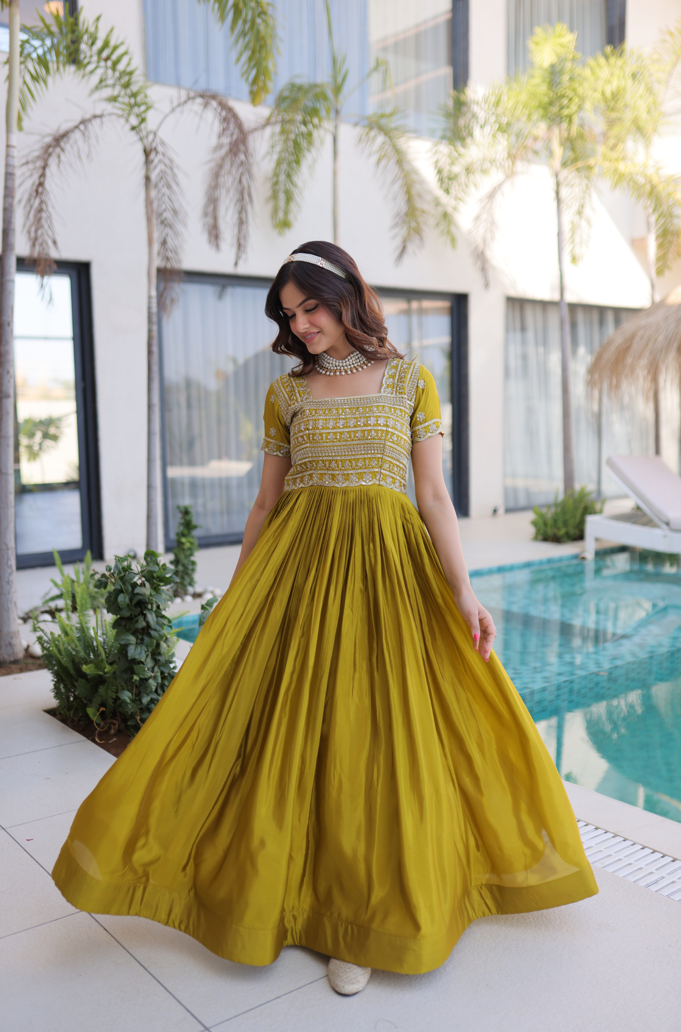 Designer Party Wear Ethnic Anarkali Dress for Women