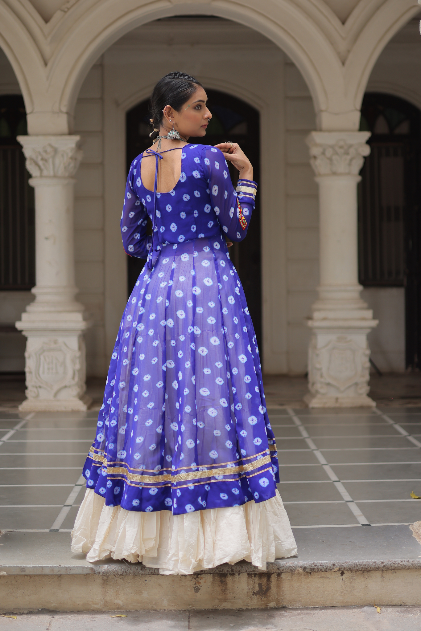 Women's Designer Navratri Koti Lehenga Choli | Garba Wear