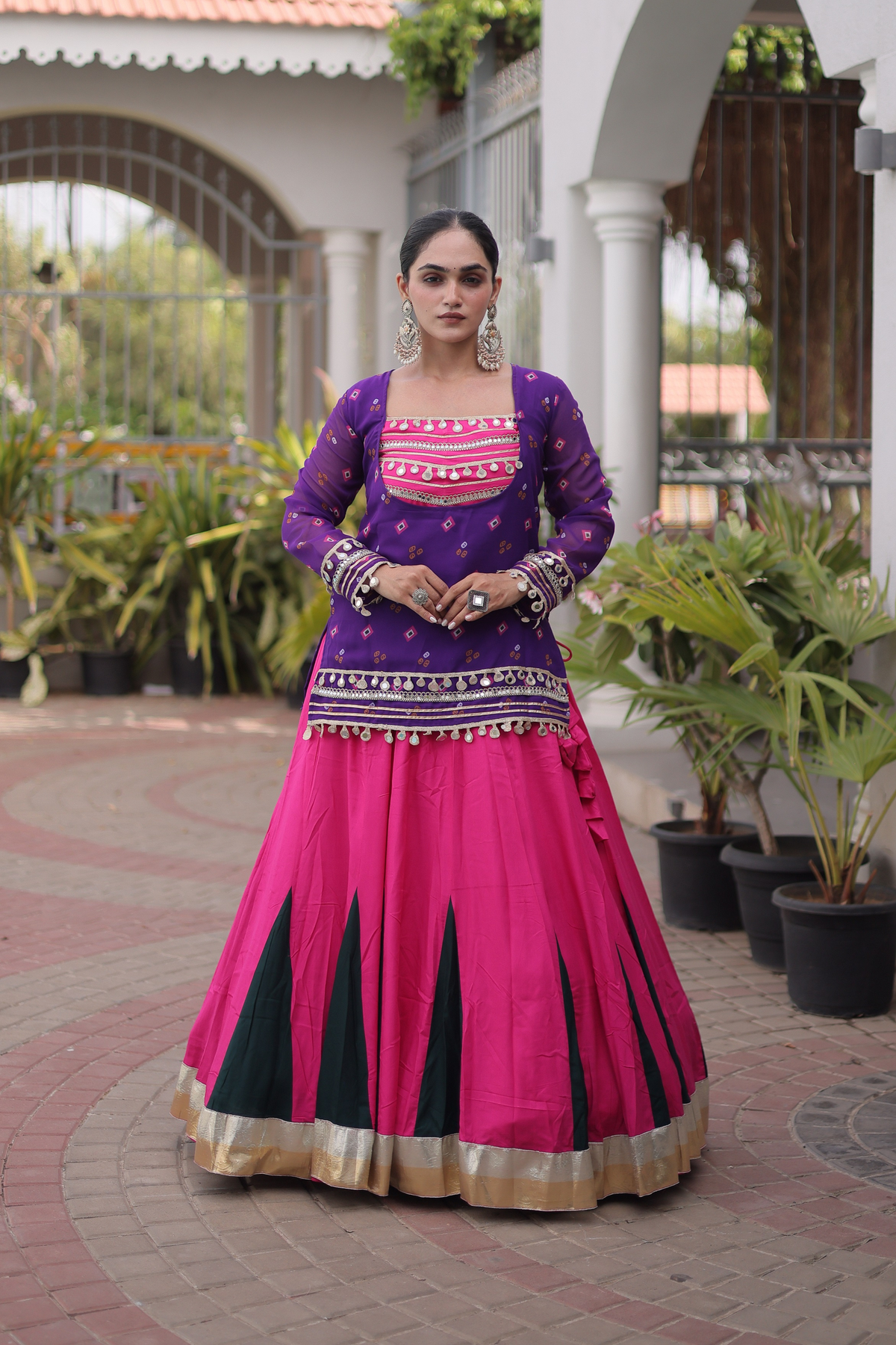 Women’s Embroidered Kurta with Flared Lehenga Set | Festive Ethnic Wear for Women