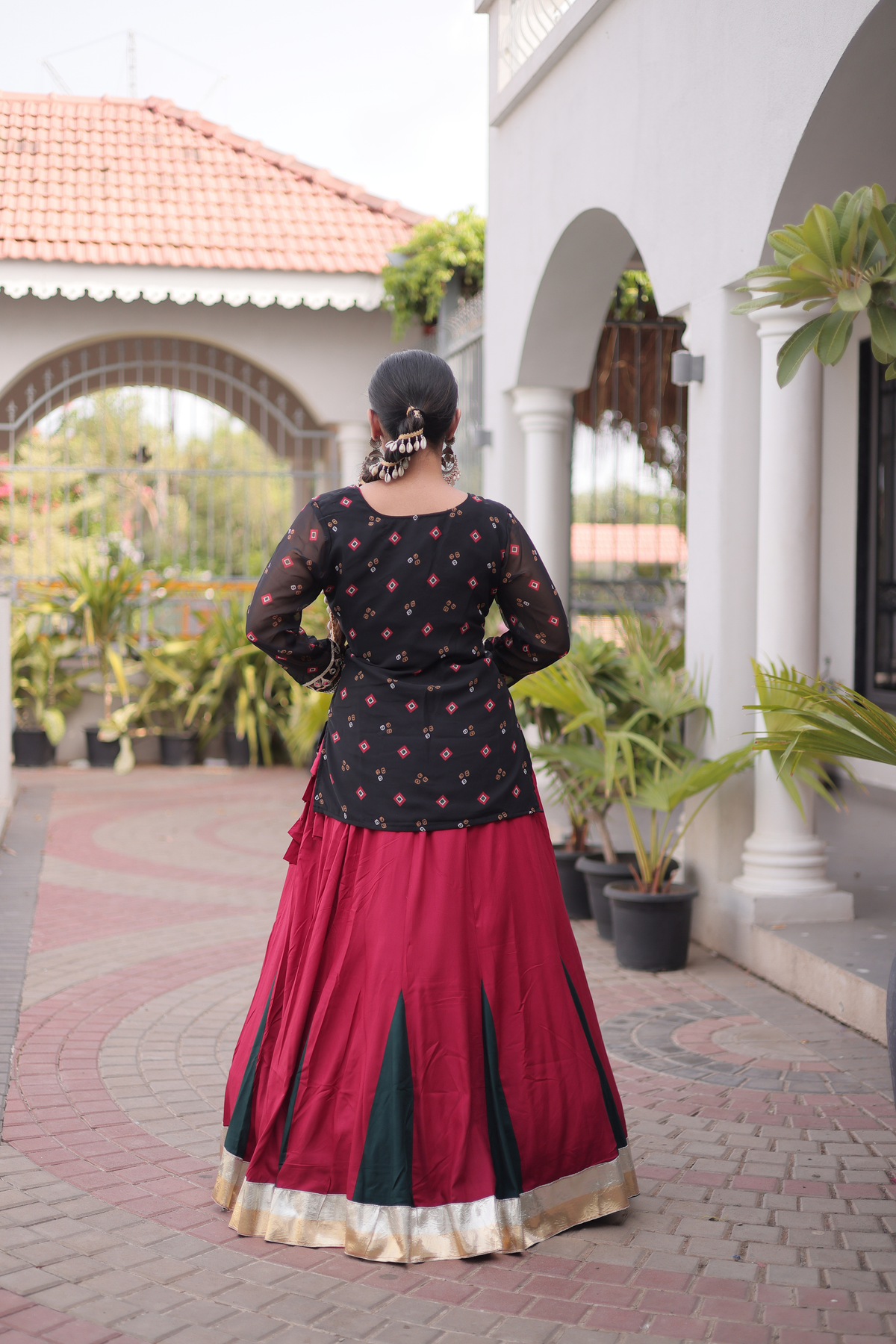 Women’s Embroidered Kurta with Flared Lehenga Set | Festive Ethnic Wear for Women