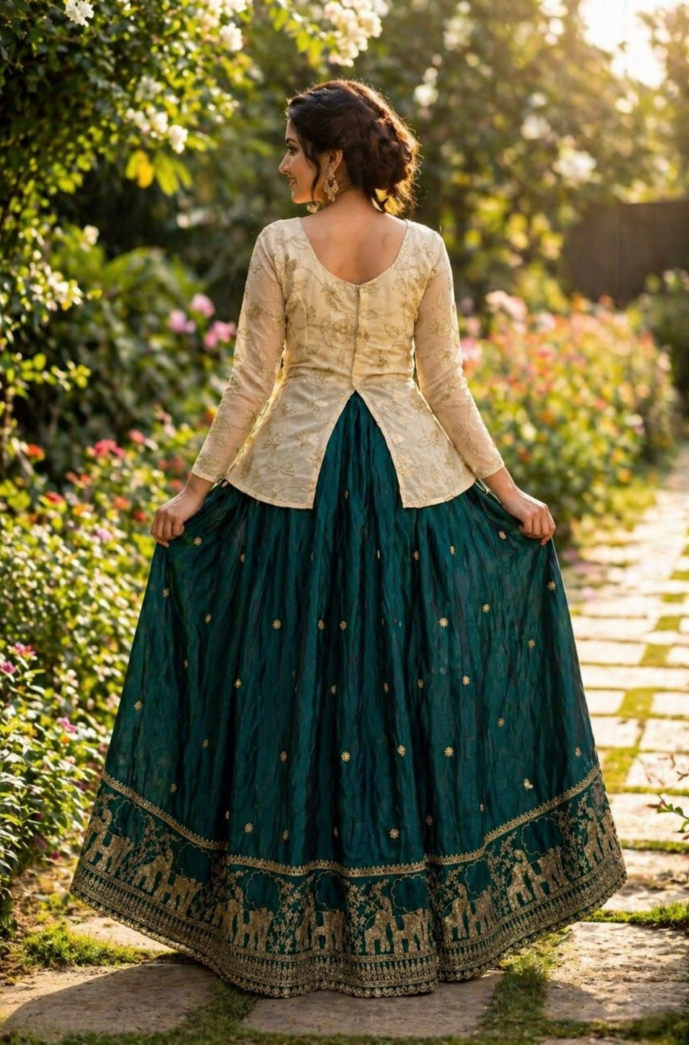 Women's Designer Embroidered Lehenga Choli Set