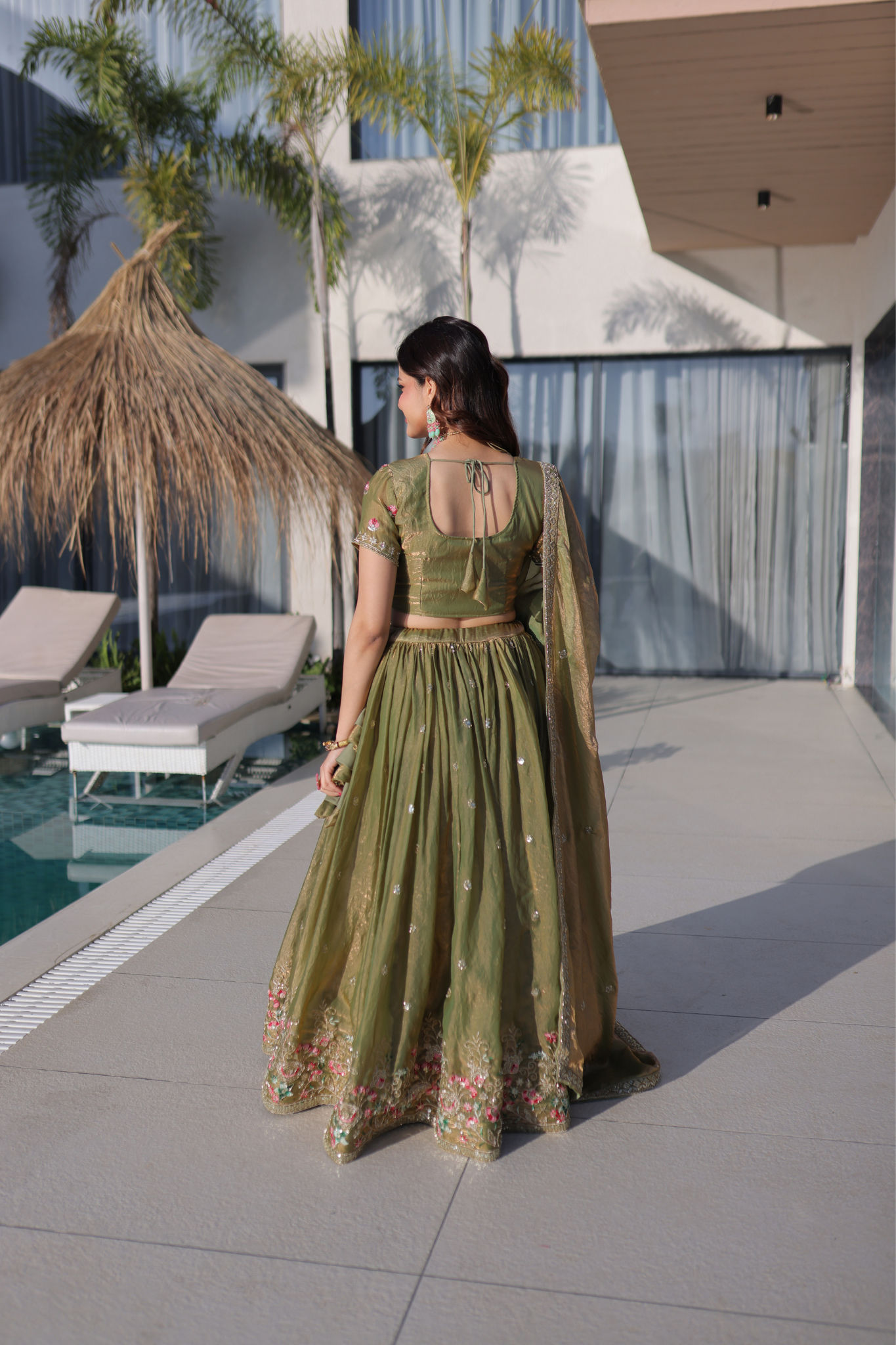 Women's Premium Embroidered Lehenga Choli with Dupatta
