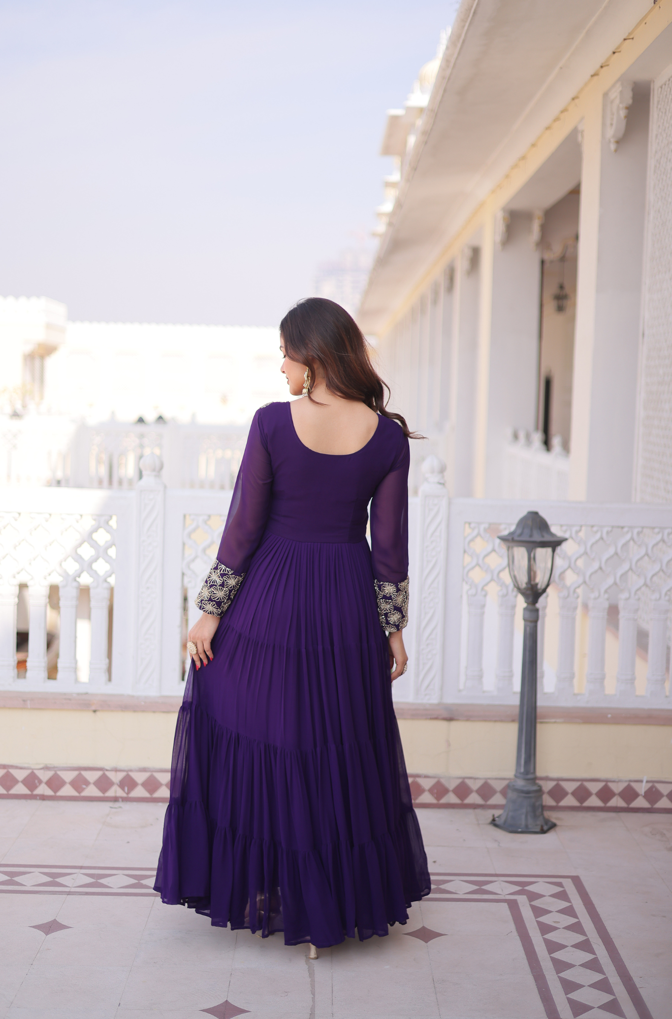 Designer Party Wear Anarkali Gown for Women