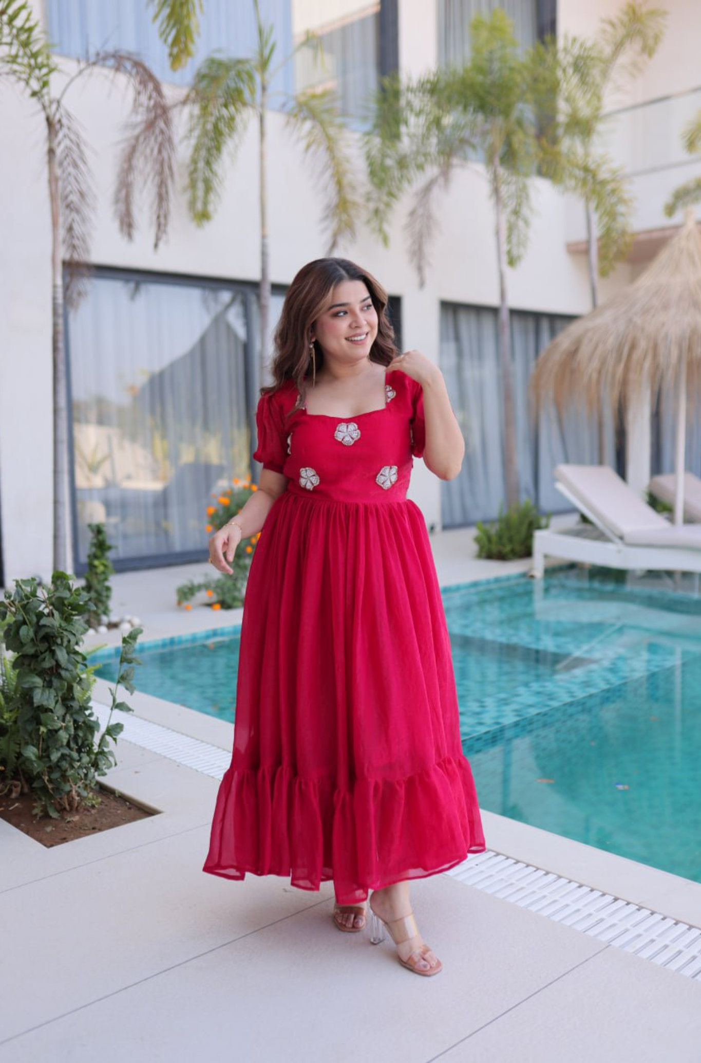 Premium Designer Georgette Anarkali Gown for Women