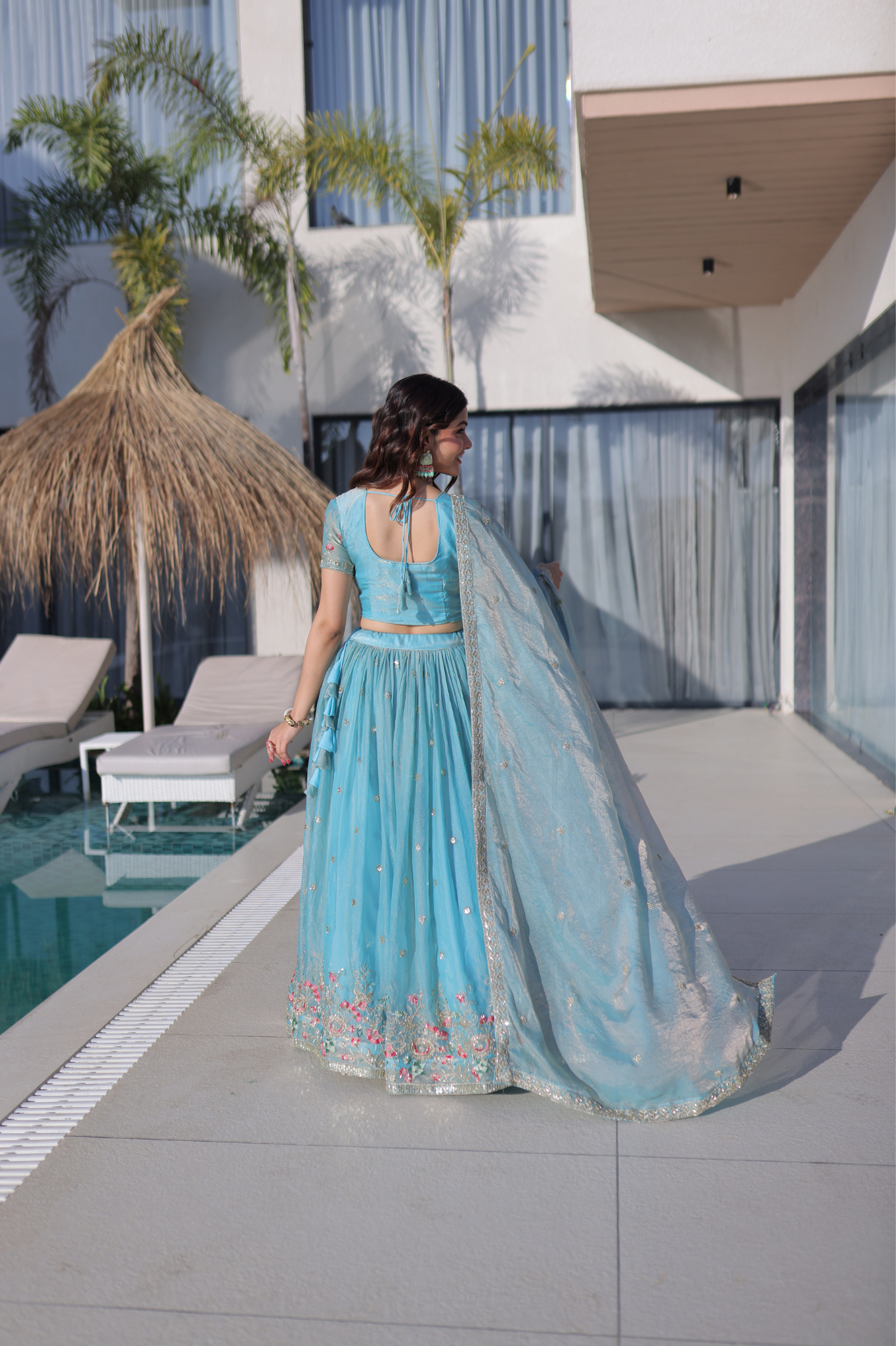 Women's Premium Embroidered Lehenga Choli with Dupatta