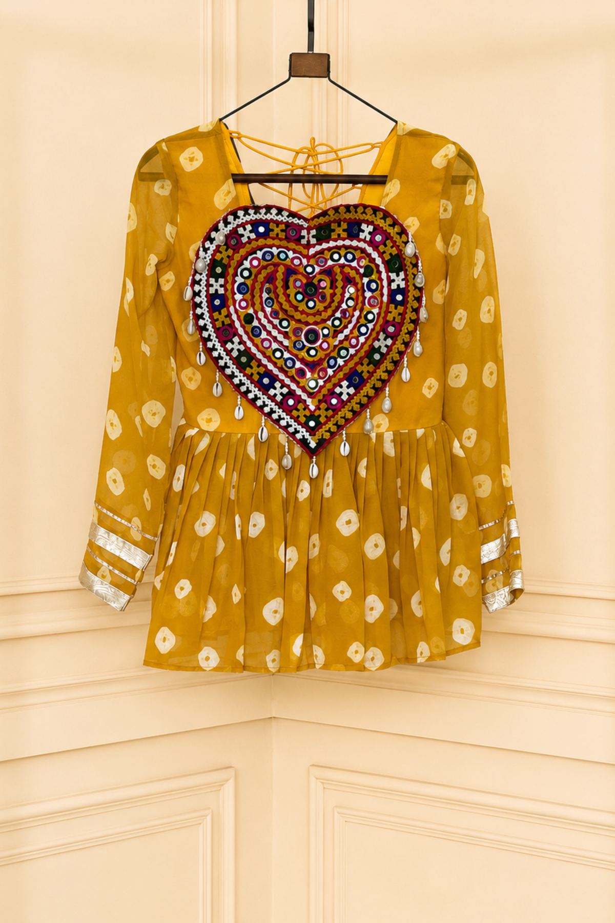 Girls Ethnic Embroidered Party Wear TOP