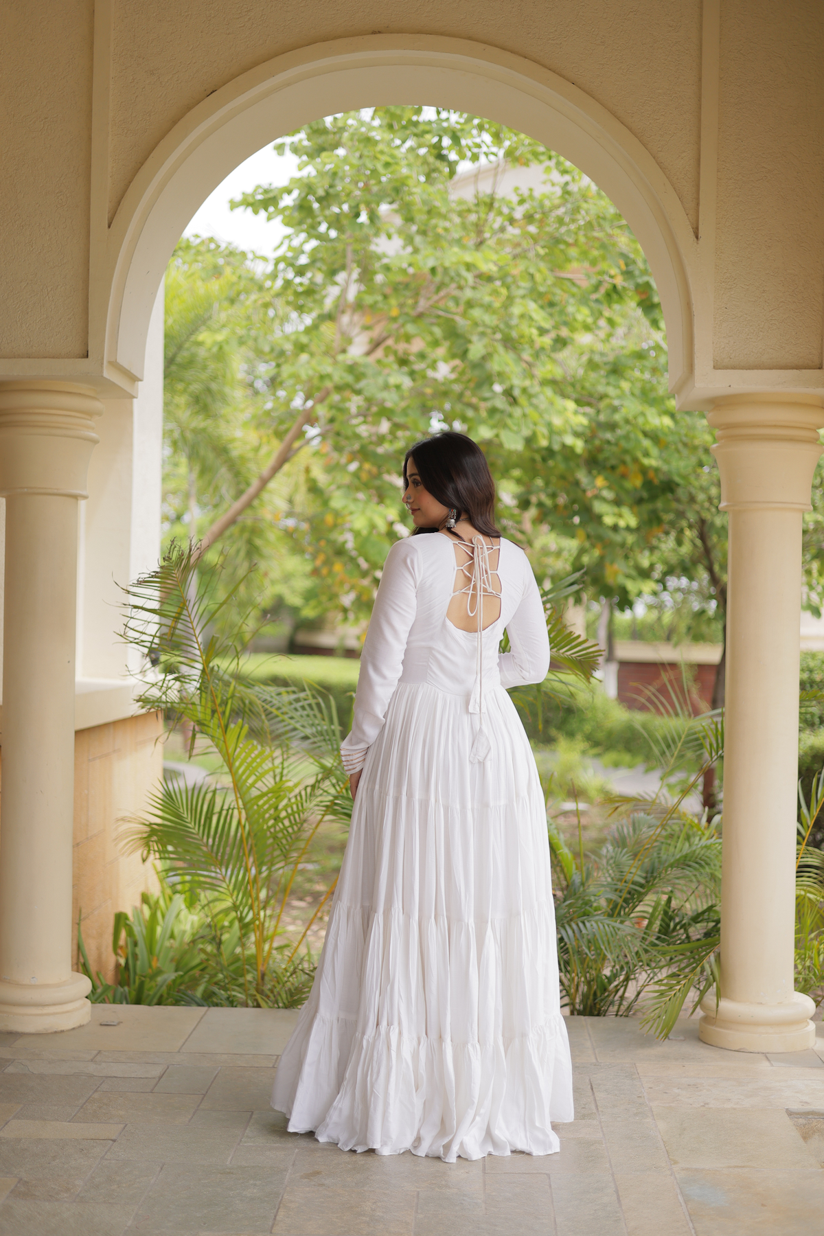 Women’s Embroidered Anarkali Gown | Full Length Ethnic Dress for Festive & Wedding Wear