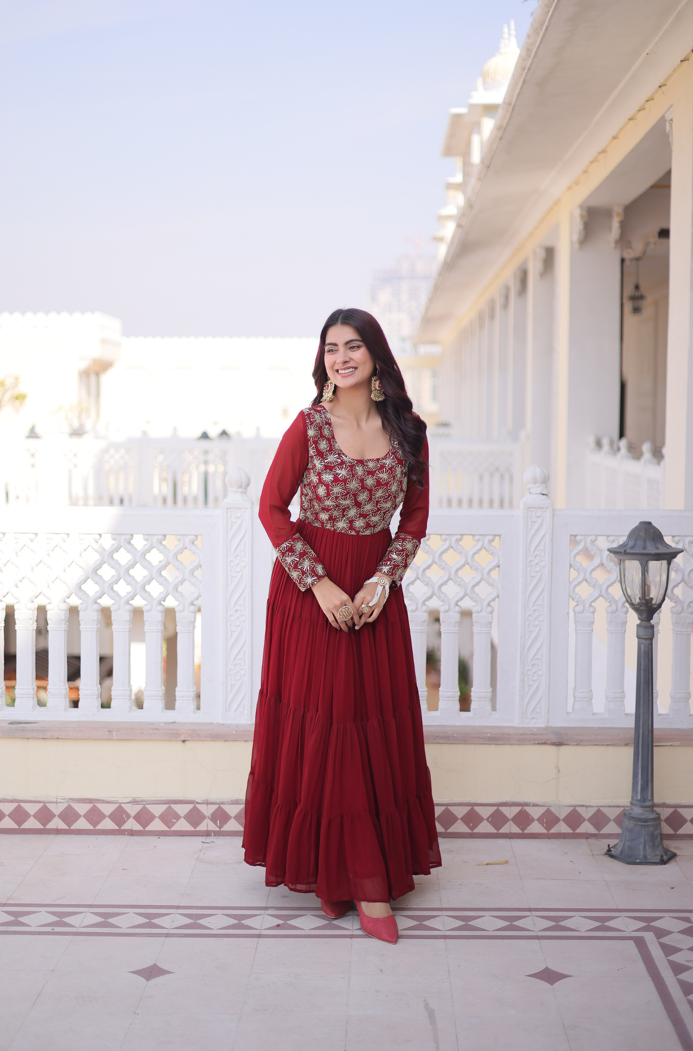 Designer Party Wear Anarkali Gown for Women