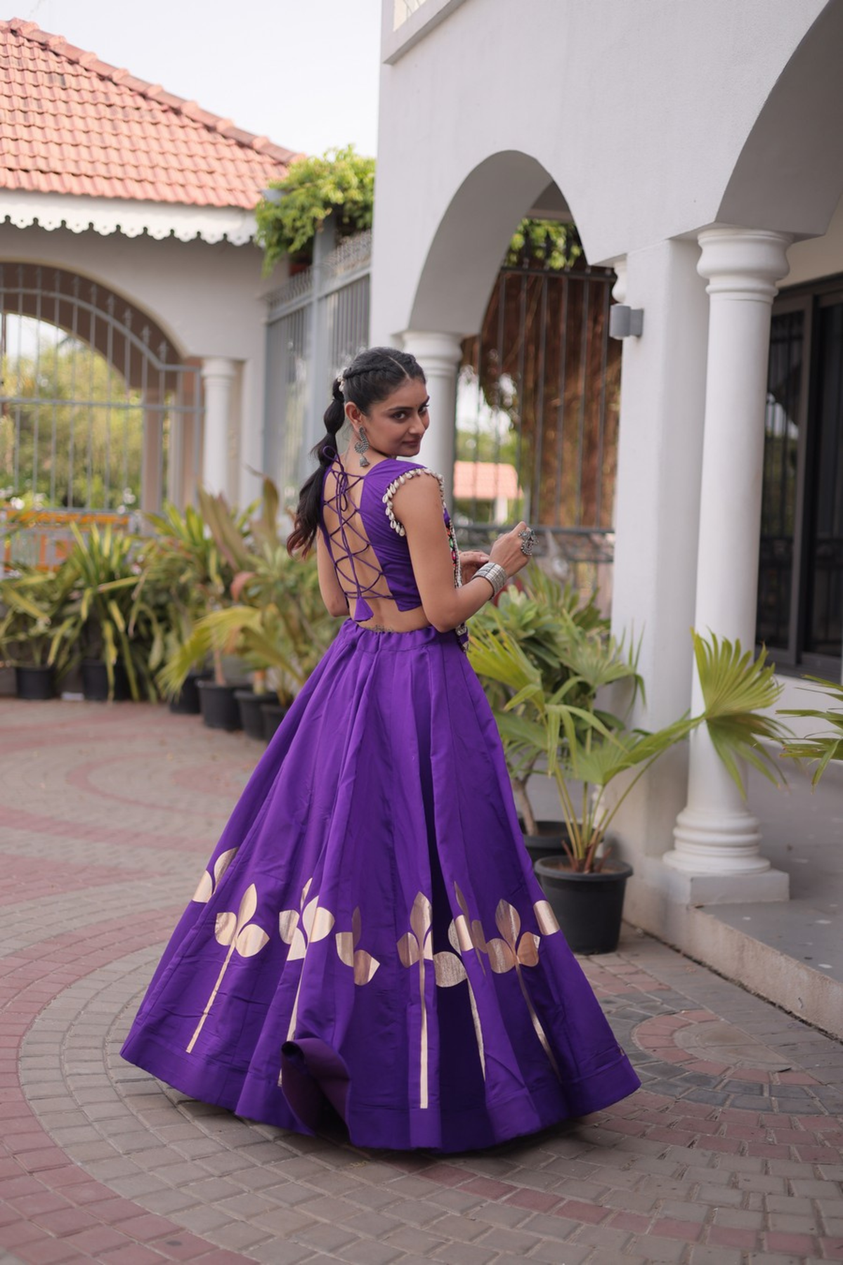 Women’s Designer Embroidered Ethnic Lehenga Choli Set | Traditional Flared Lehenga with Embellished Blouse