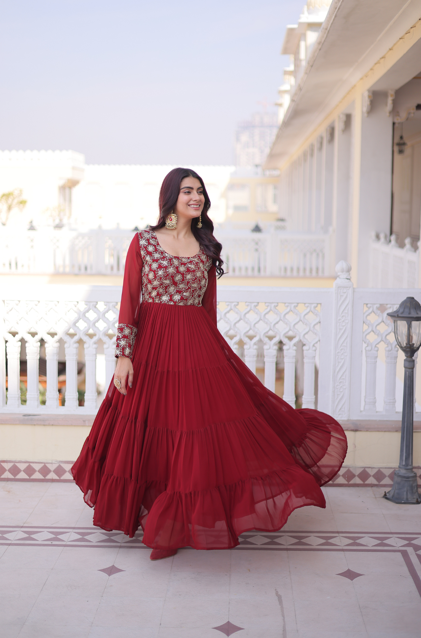 Designer Party Wear Anarkali Gown for Women