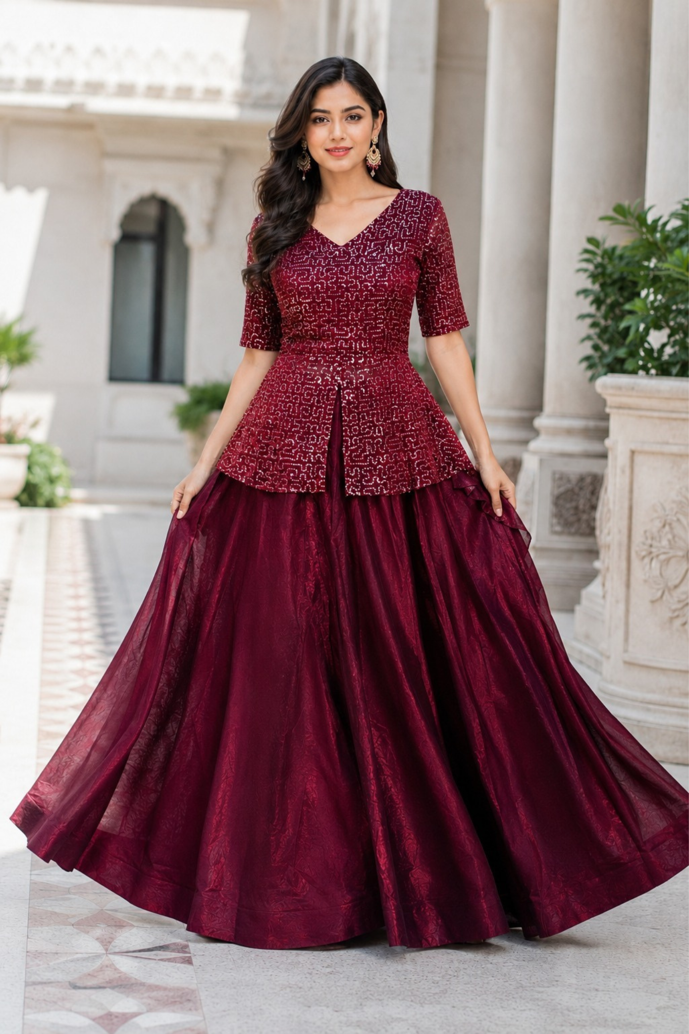 Royal Navy Blue Designer Lehenga Choli for Women
