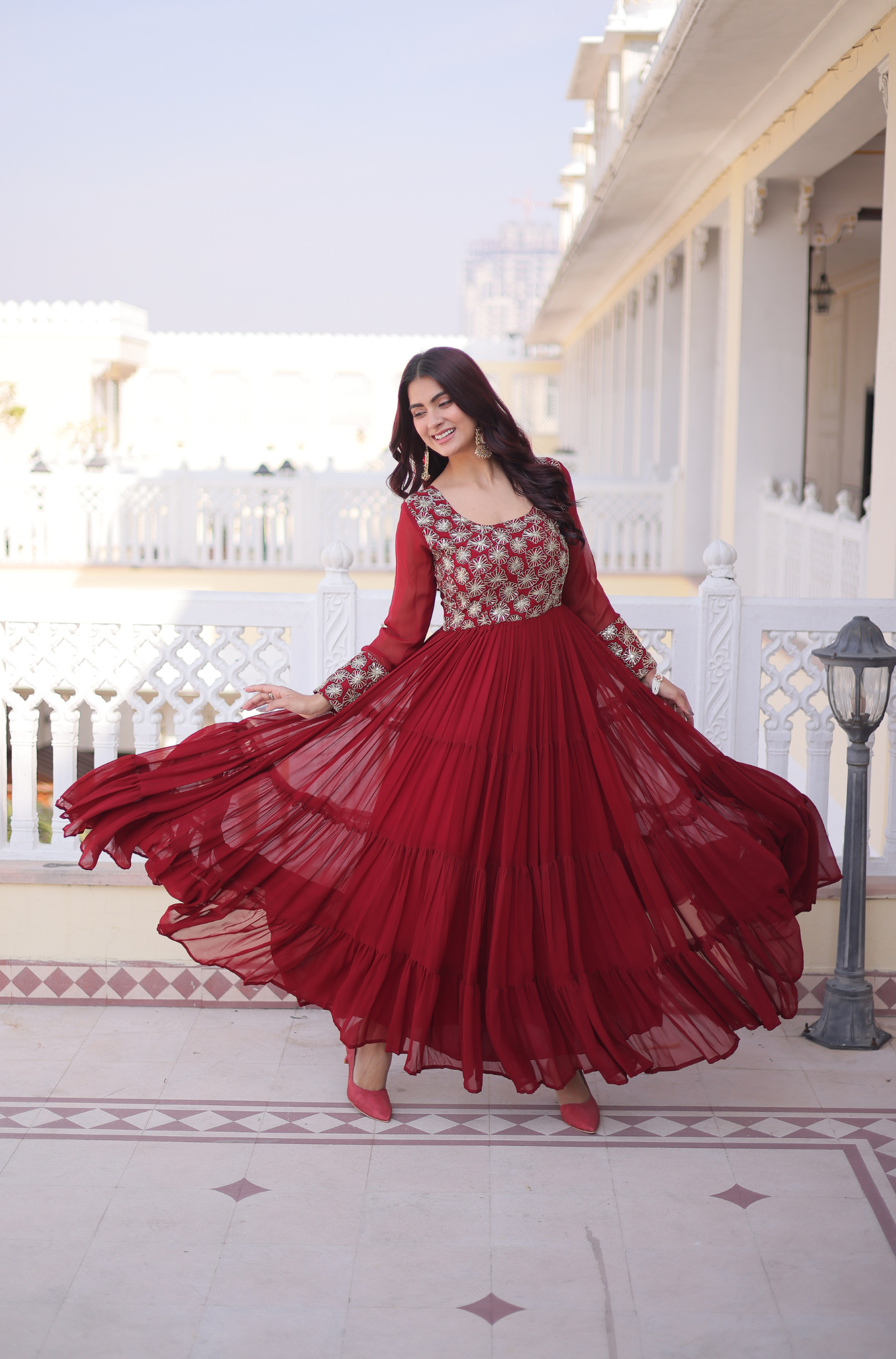 Designer Party Wear Anarkali Gown for Women