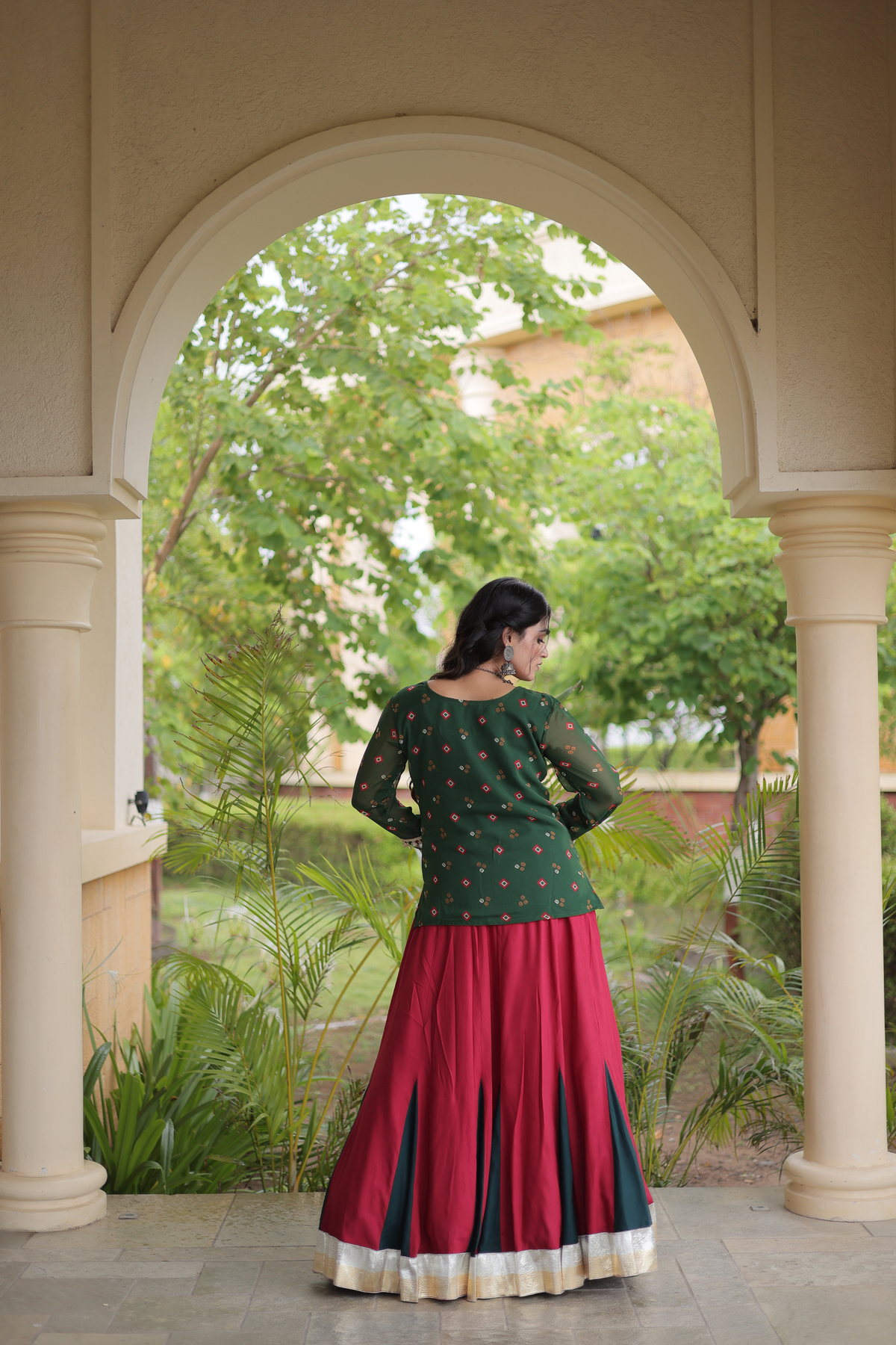 Women’s Embroidered Kurta with Flared Lehenga Set | Festive Ethnic Wear for Women