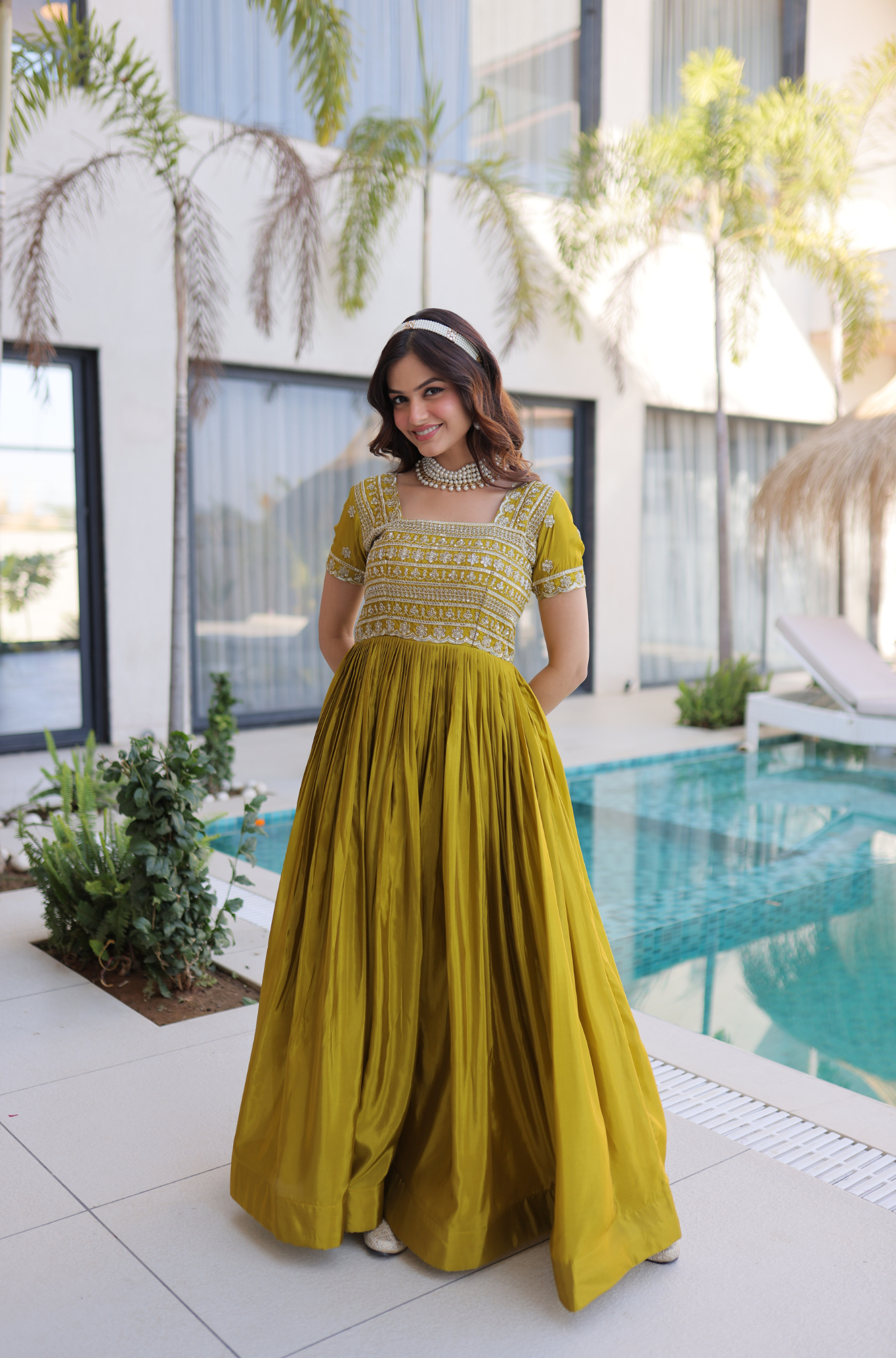 Designer Party Wear Ethnic Anarkali Dress for Women