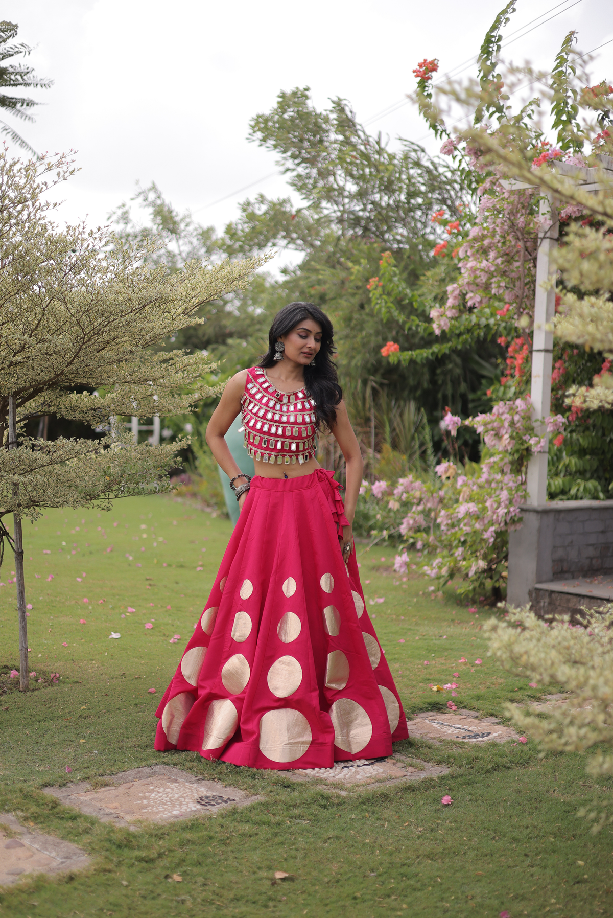 Premium Mirror Work Lehenga Choli for Women | Designer Party & Festive Wear
