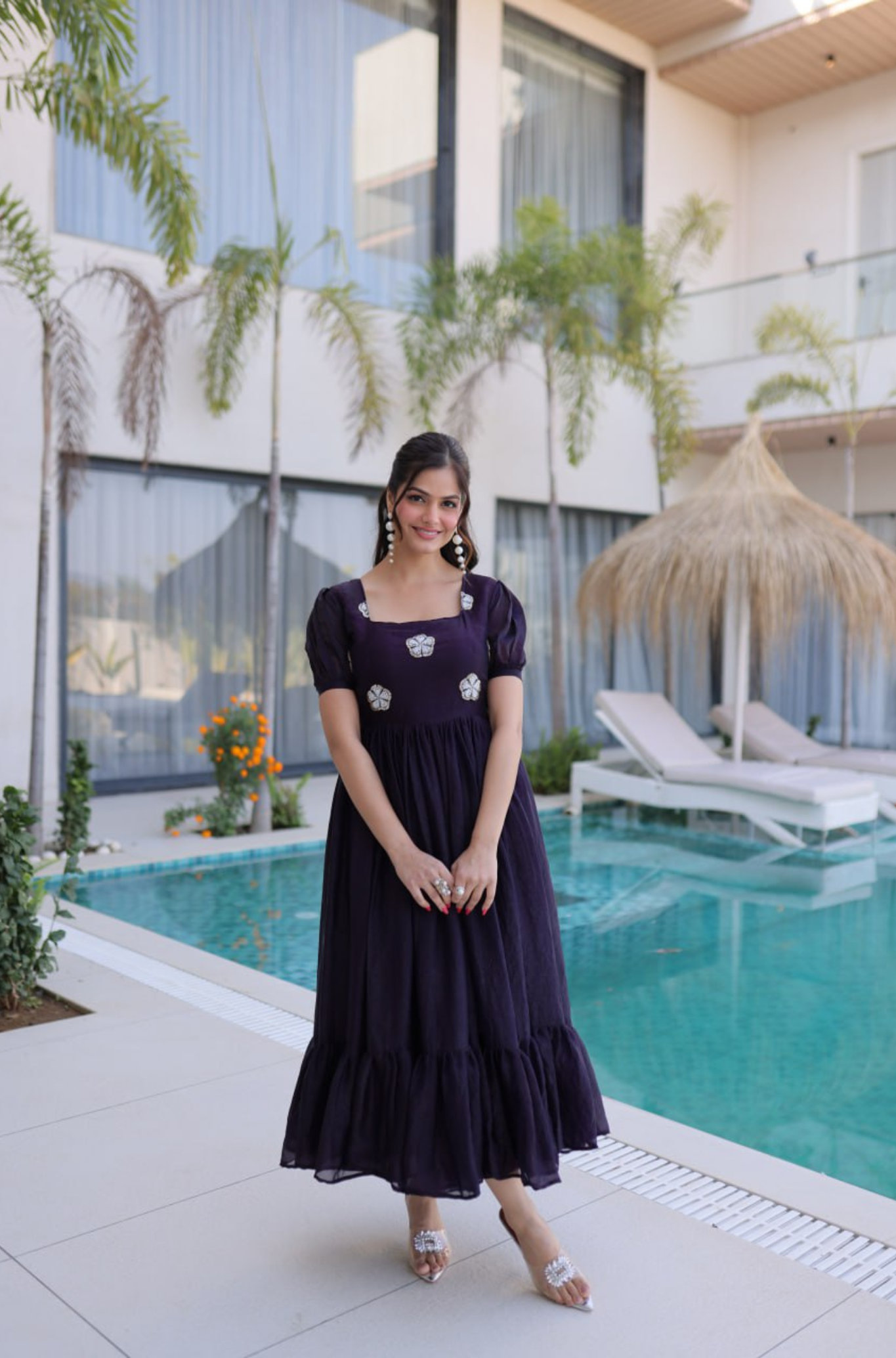 Premium Designer Georgette Anarkali Gown for Women