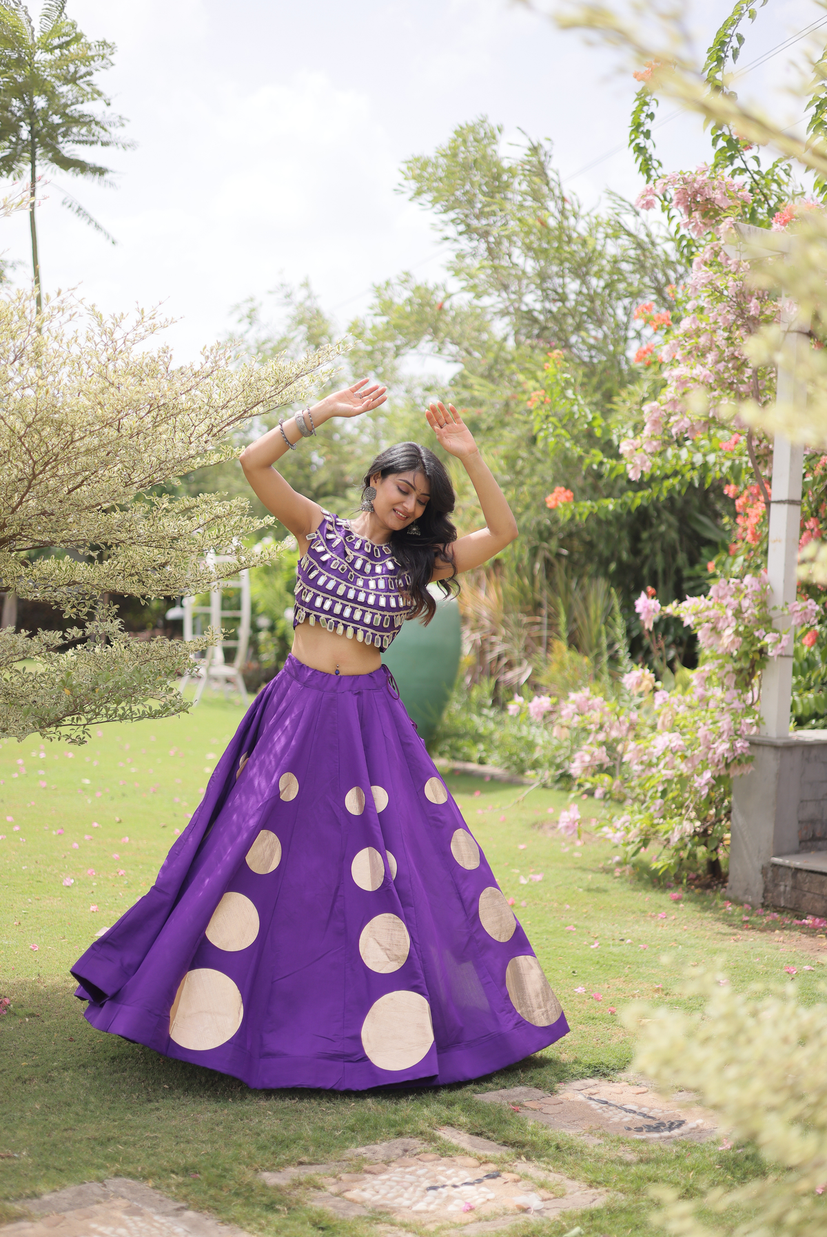 Premium Mirror Work Lehenga Choli for Women | Designer Party & Festive Wear