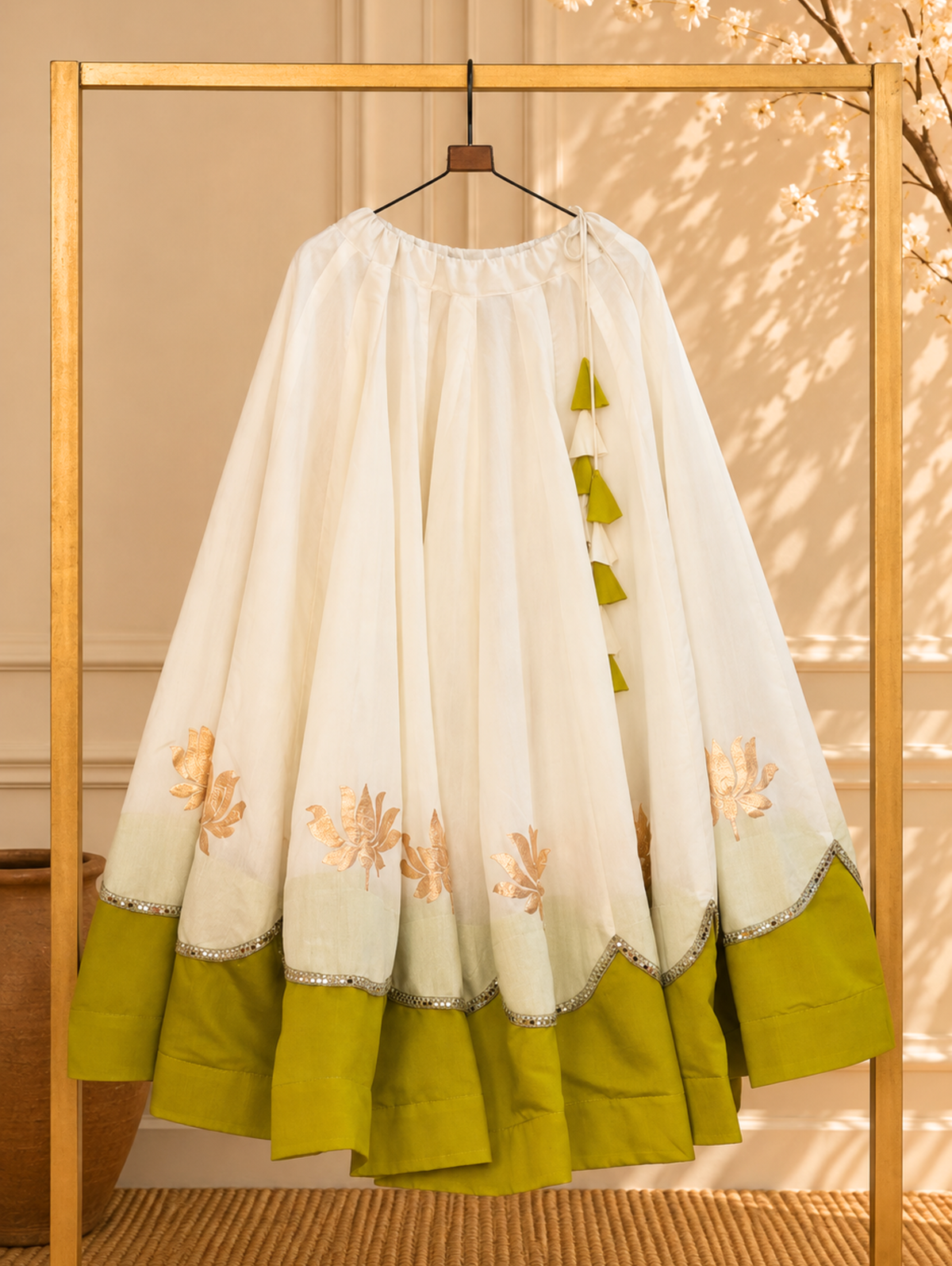 Women's Embroidered Flared Skirt | Designer Ethnic & Festive Wear