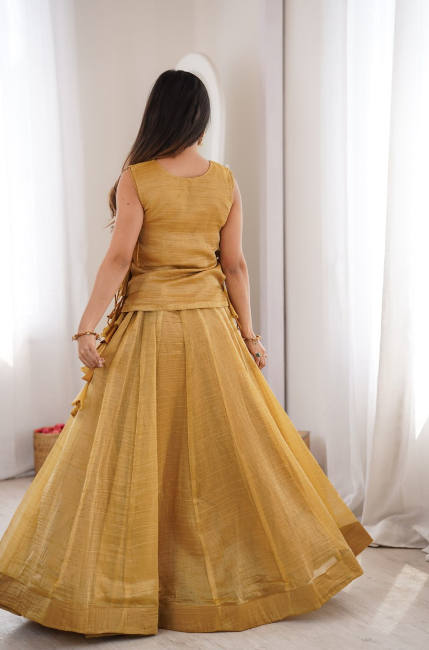Women’s Designer Embroidered Flared Lehenga Choli Set