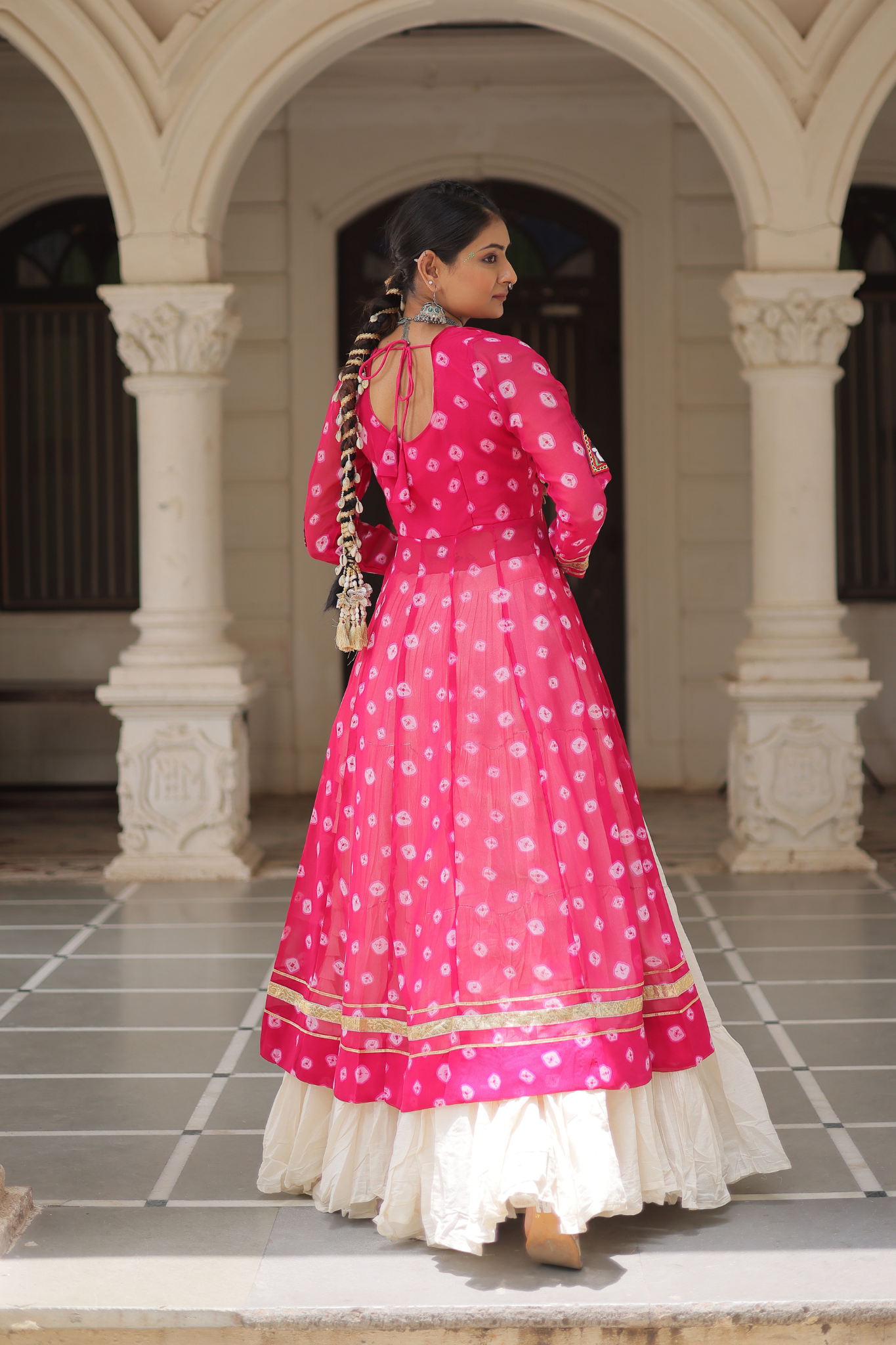 Women's Designer Navratri Koti Lehenga Choli | Garba Wear