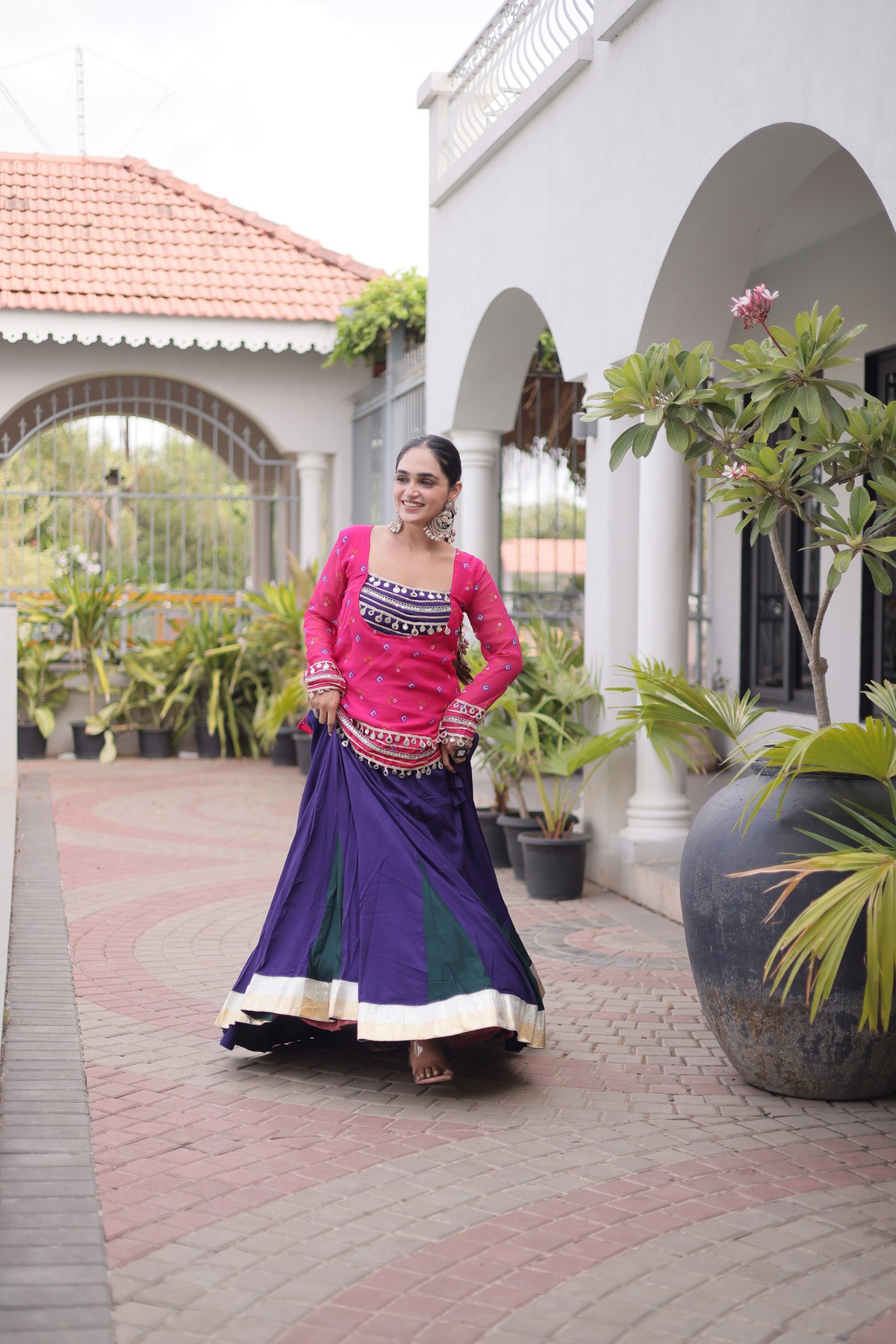 Women’s Embroidered Kurta with Flared Lehenga Set | Festive Ethnic Wear for Women