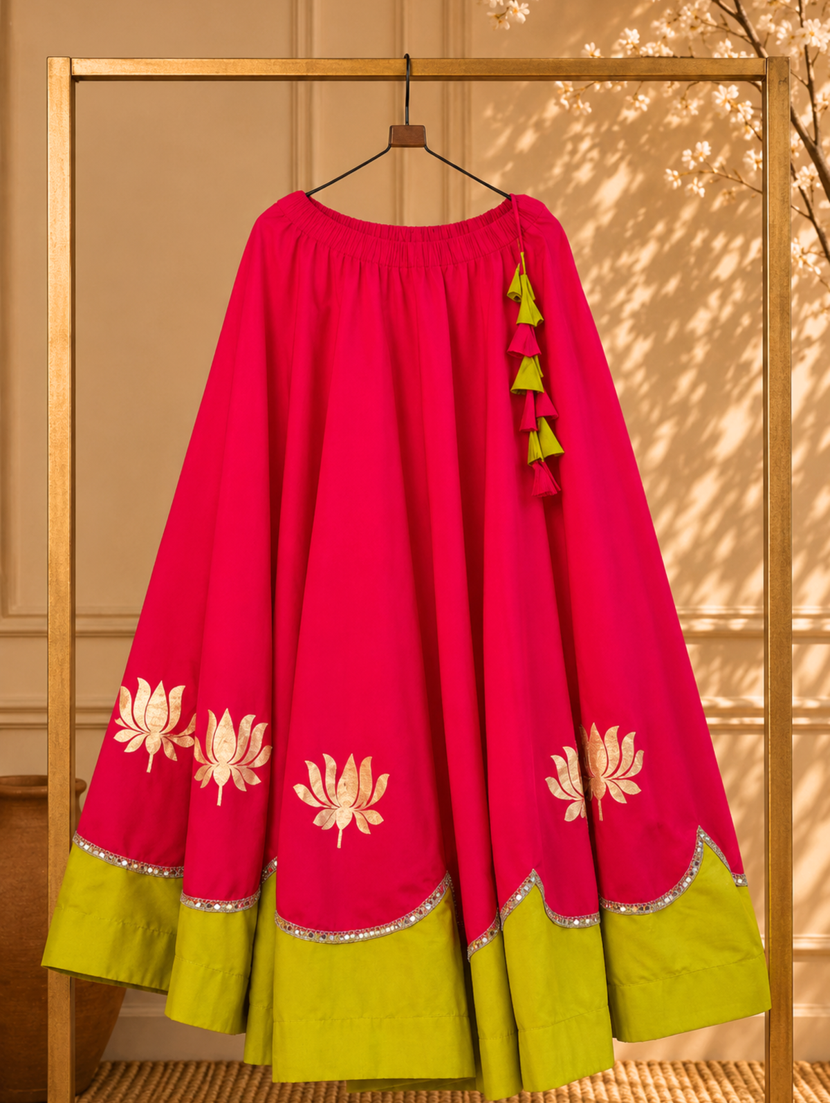 Women's Embroidered Flared Skirt | Designer Ethnic & Festive Wear