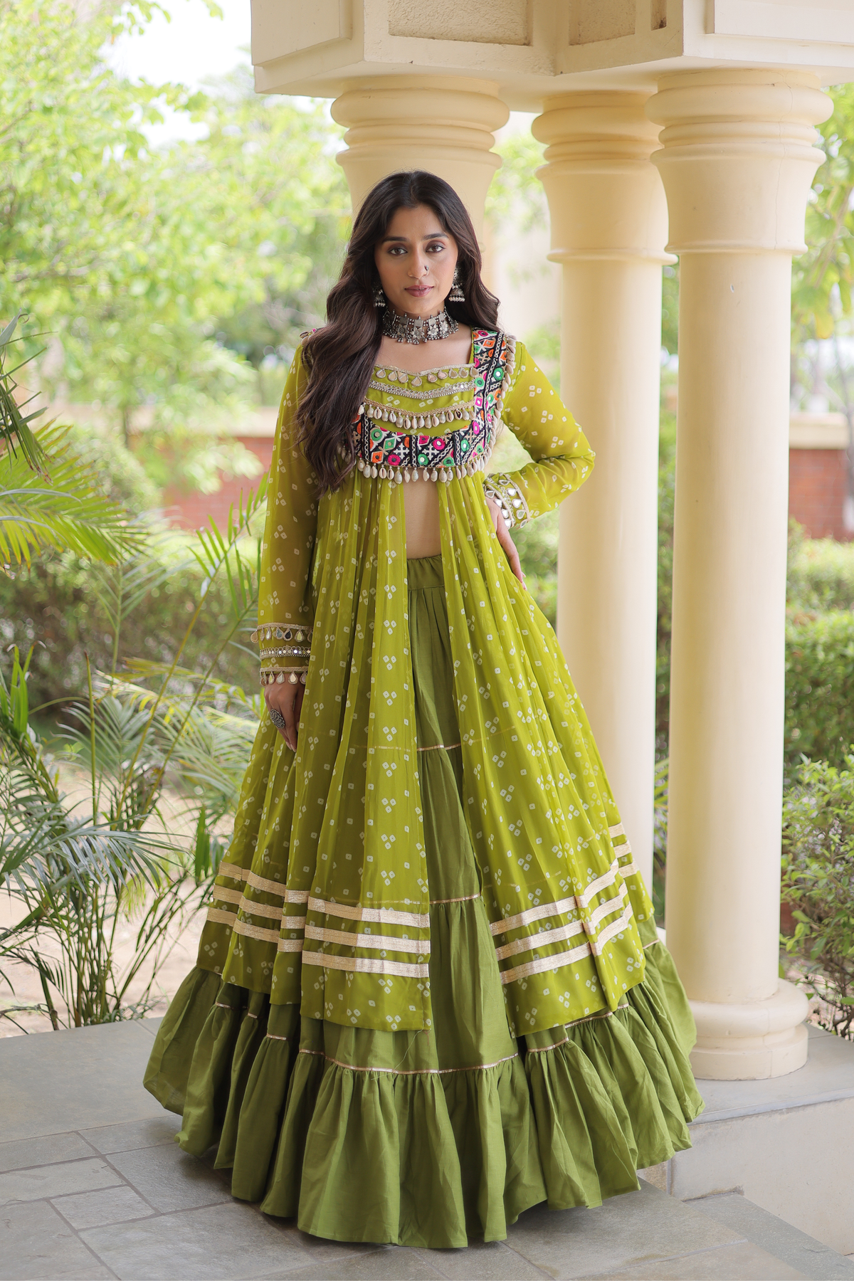 Designer Bandhani Lehenga Choli for Women | Festive & Wedding Wear
