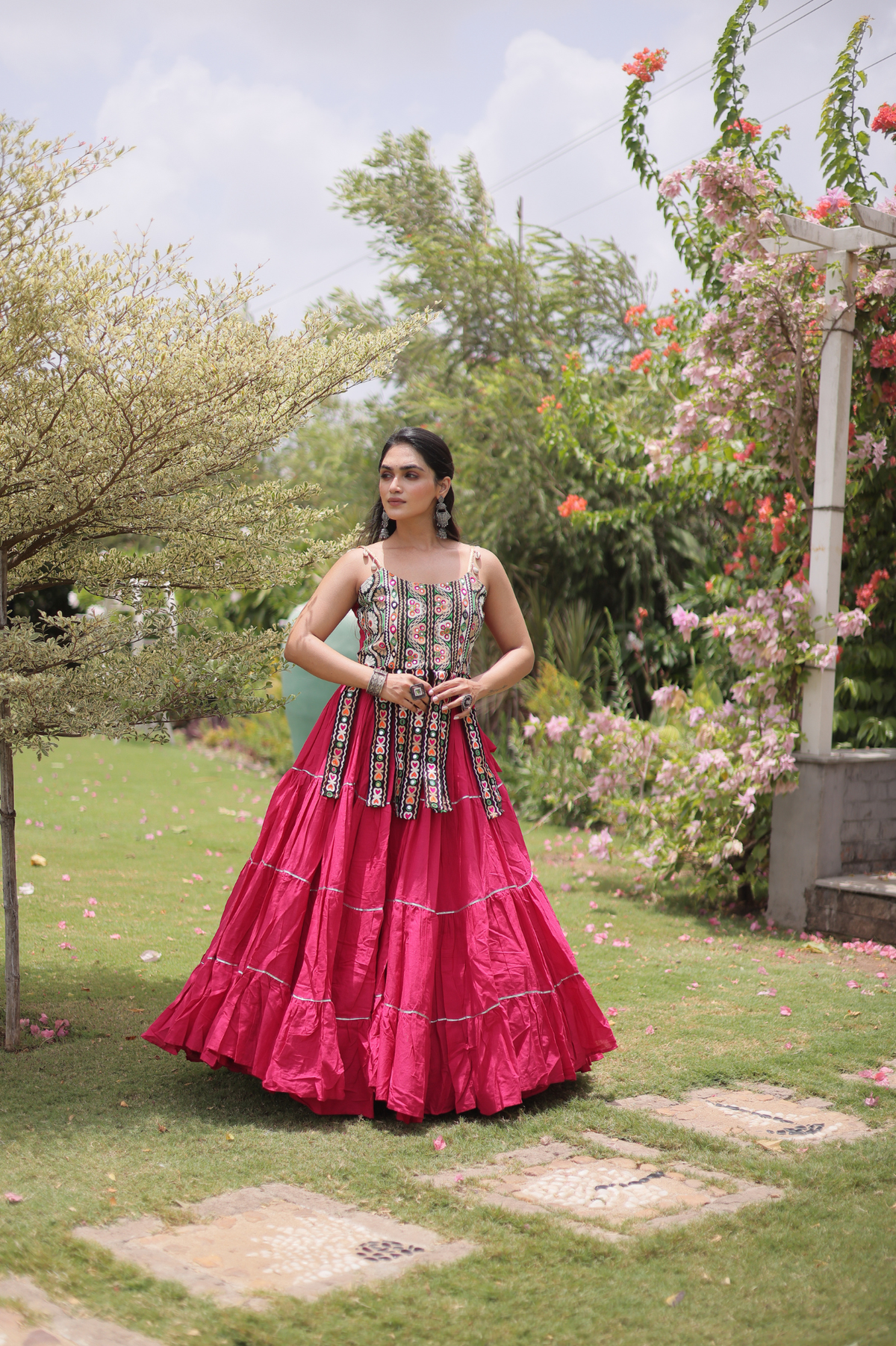 Women's Designer Lehenga Choli Set | Embroidered Ethnic Festive Wear