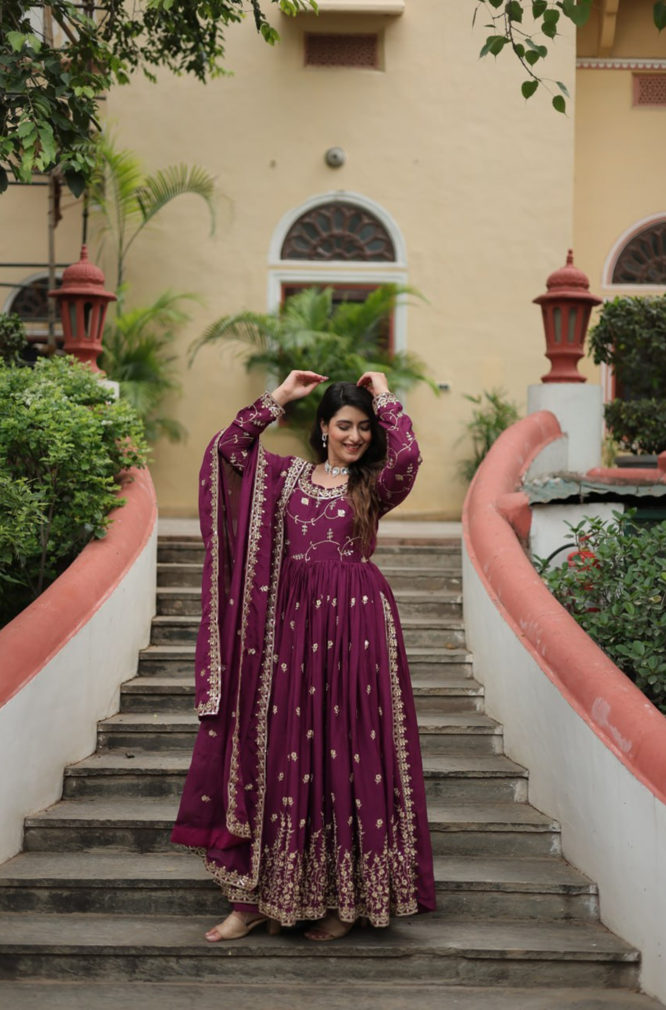 Designer Embroidered Sharara Set with Dupatta for Women