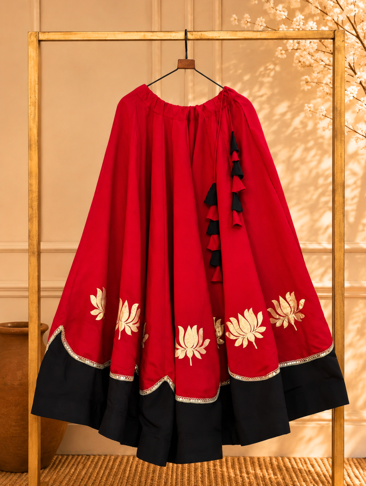 Women's Embroidered Flared Skirt | Designer Ethnic & Festive Wear