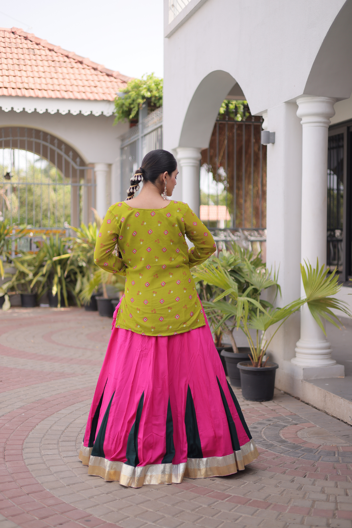 Women’s Embroidered Kurta with Flared Lehenga Set | Festive Ethnic Wear for Women