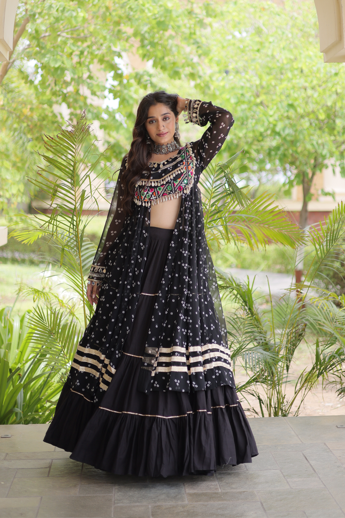 Designer Bandhani Lehenga Choli for Women | Festive & Wedding Wear