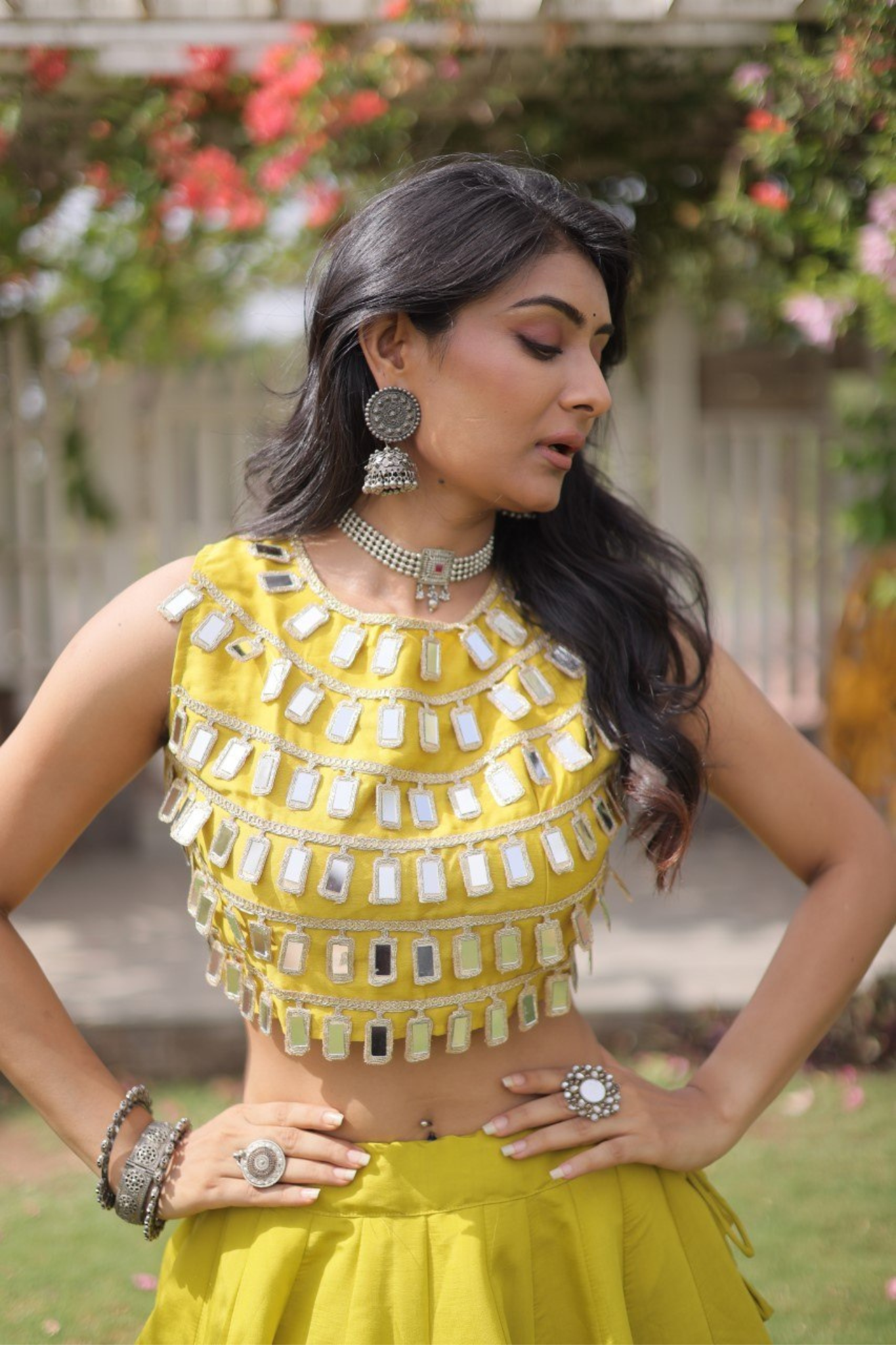 Premium Mirror Work Lehenga Choli for Women | Designer Party & Festive Wear