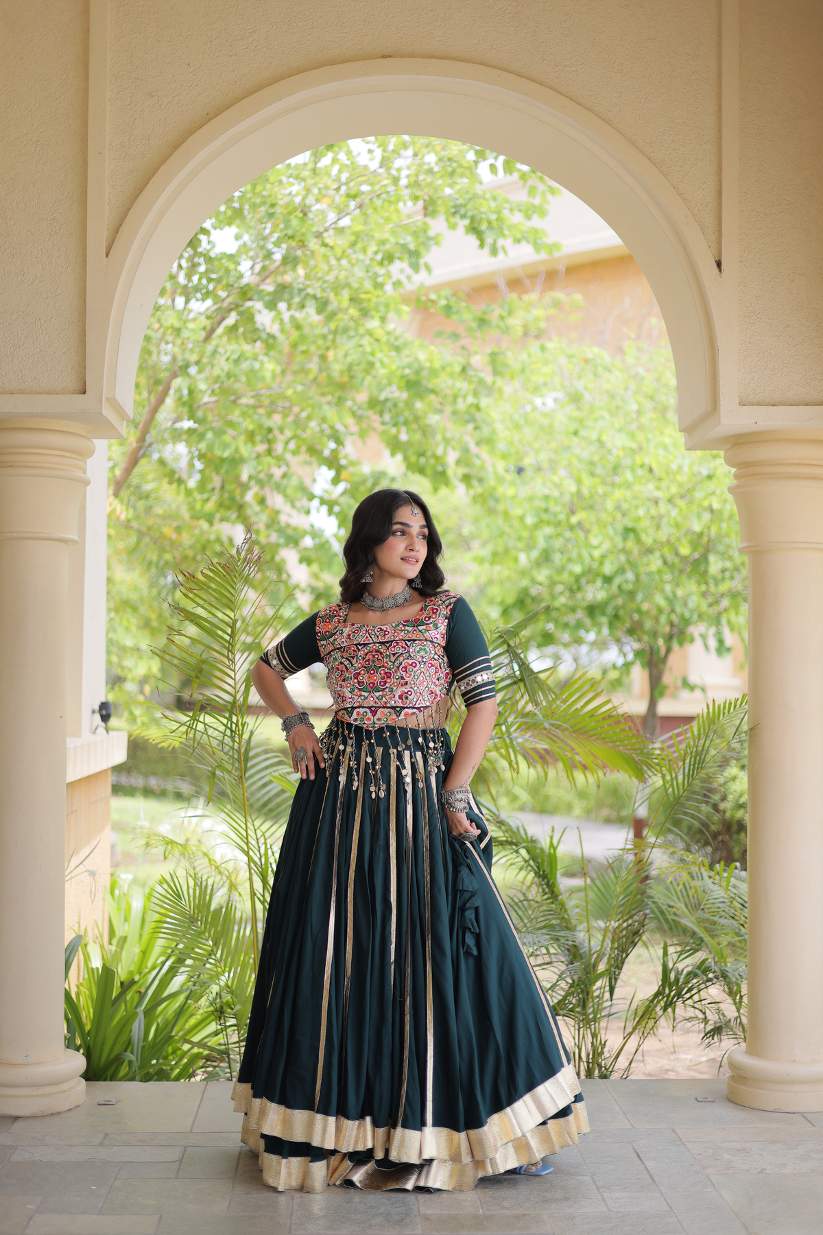 Designer premium Embroidered Ethnic Gown for Women | Festive & Wedding Wear