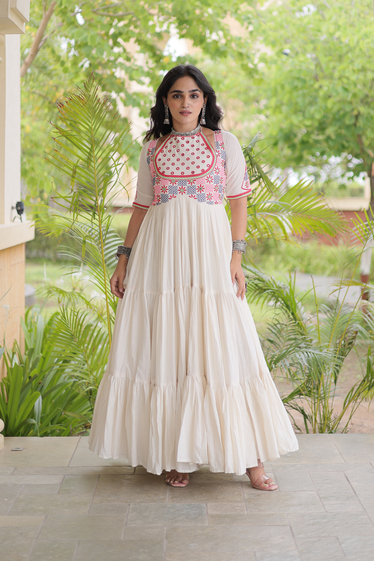 Designer Embroidered Anarkali Gown for Women | Ethnic Festive Wear Dress