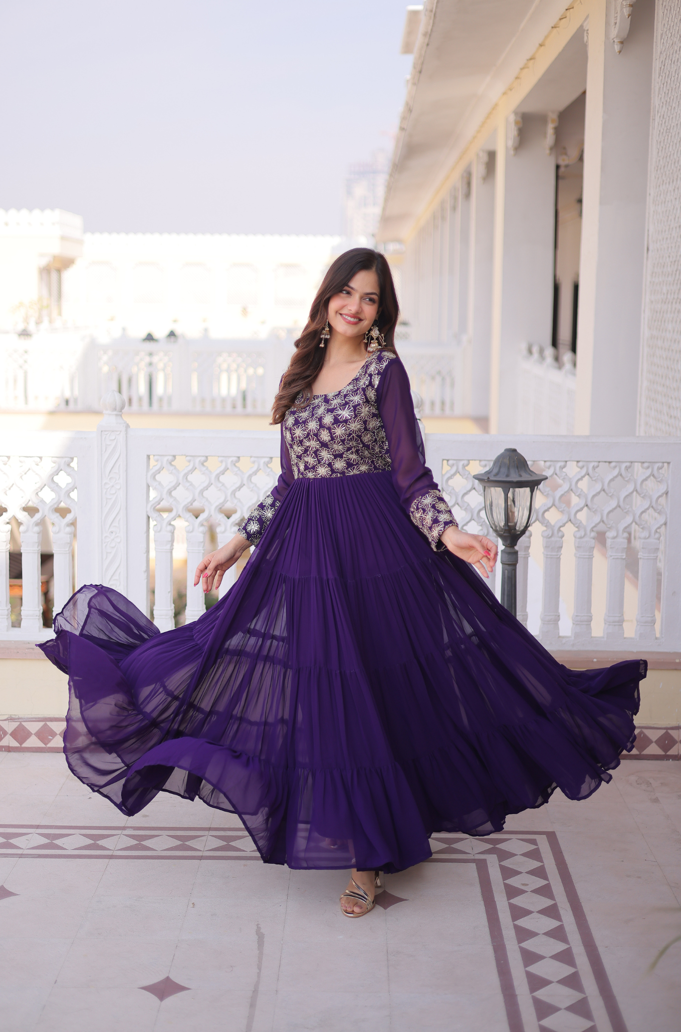 Designer Party Wear Anarkali Gown for Women