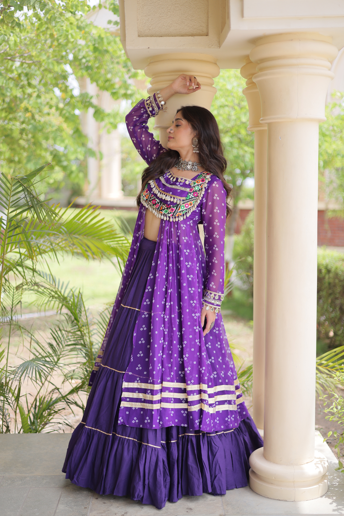 Designer Bandhani Lehenga Choli for Women | Festive & Wedding Wear