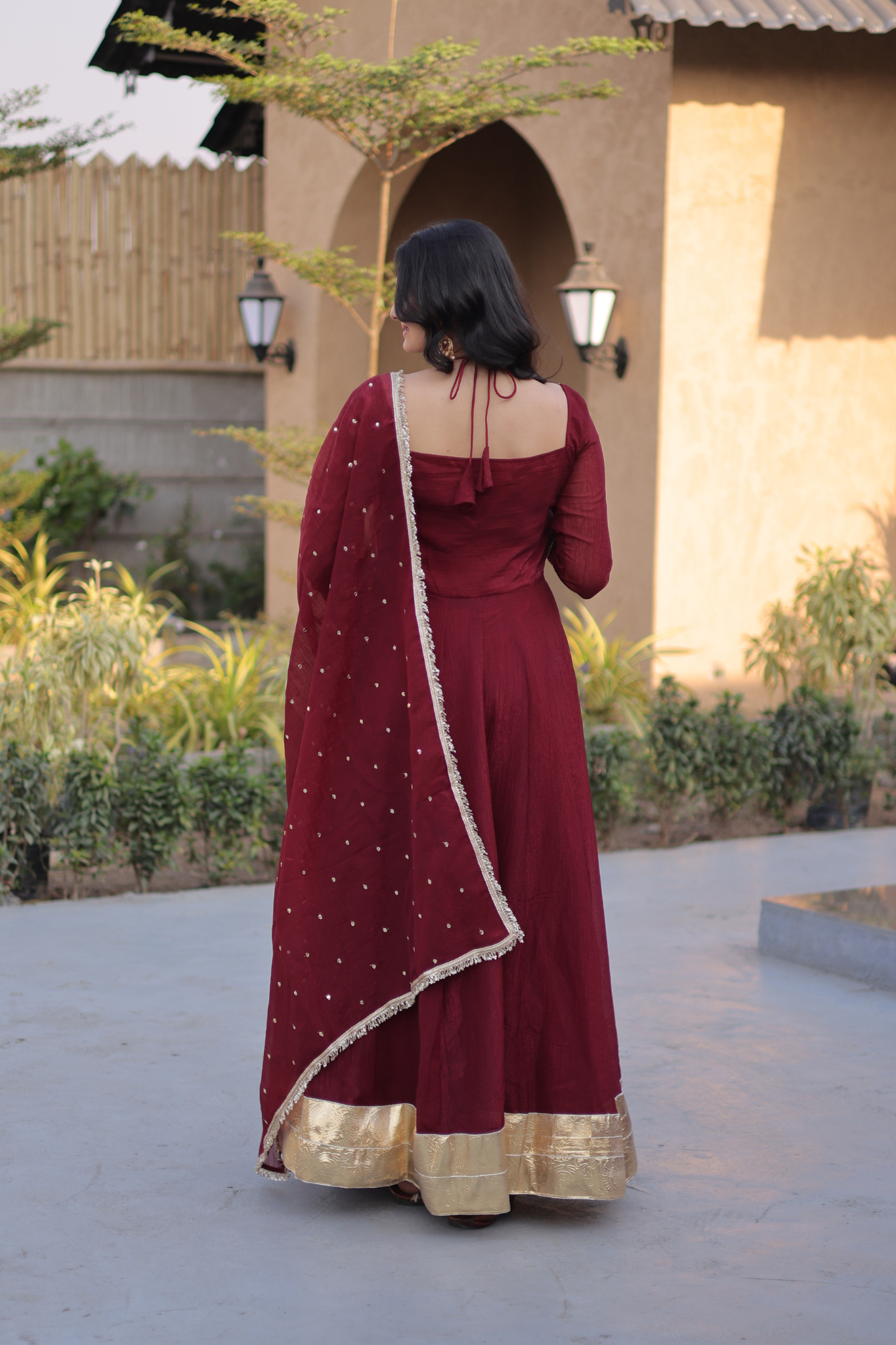 Women's Designer Anarkali Suit Set with Dupatta