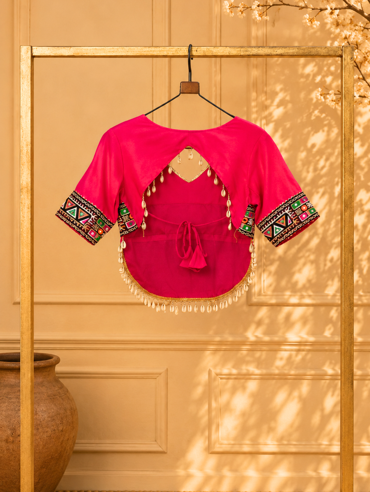 Designer Embroidered Kutchi Work Blouse for Women