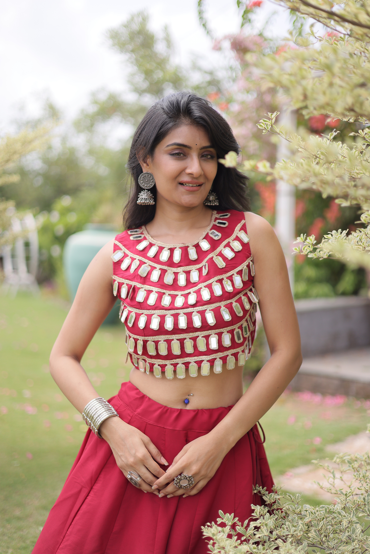 Premium Mirror Work Lehenga Choli for Women | Designer Party & Festive Wear