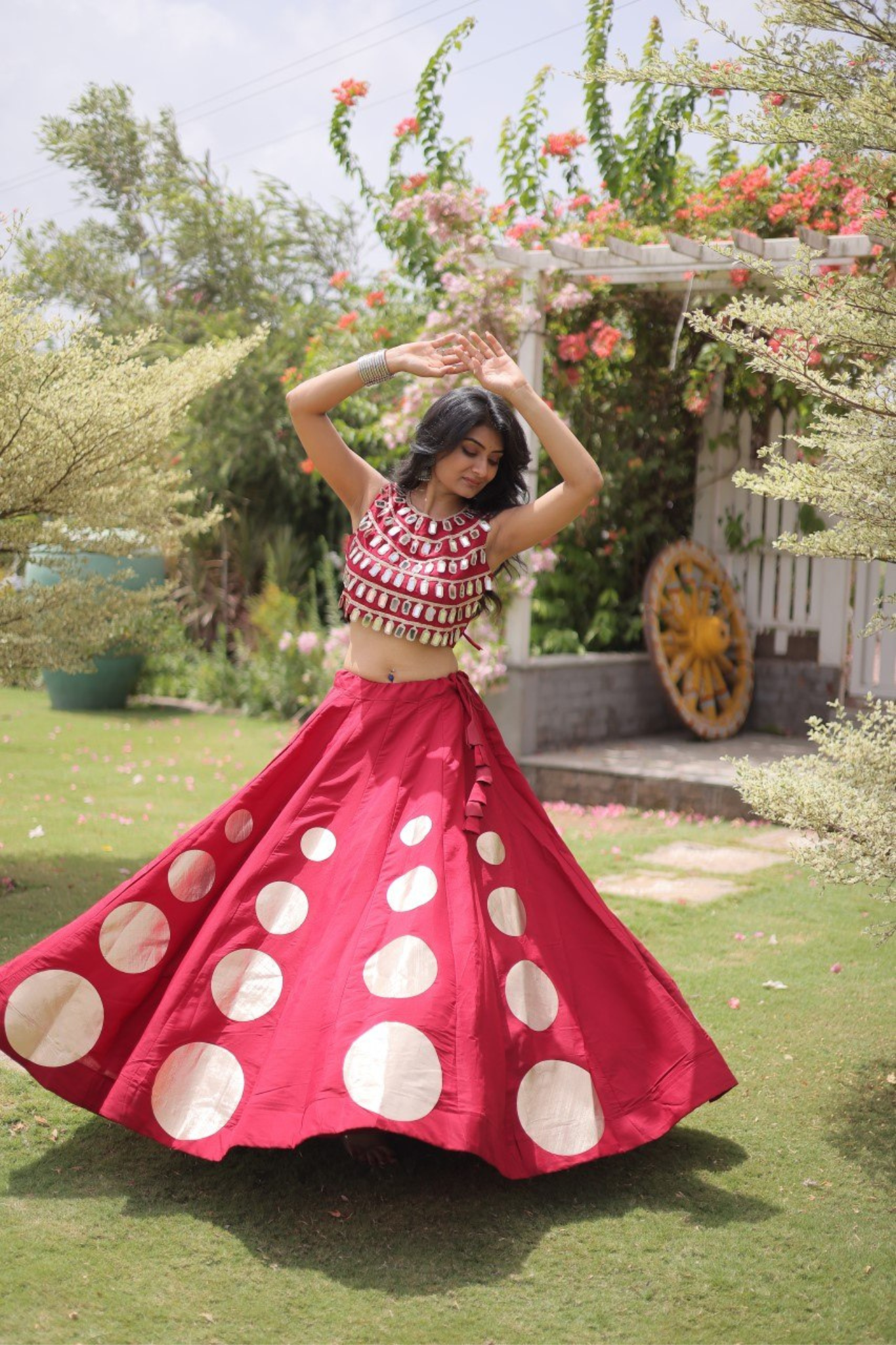 Premium Mirror Work Lehenga Choli for Women | Designer Party & Festive Wear